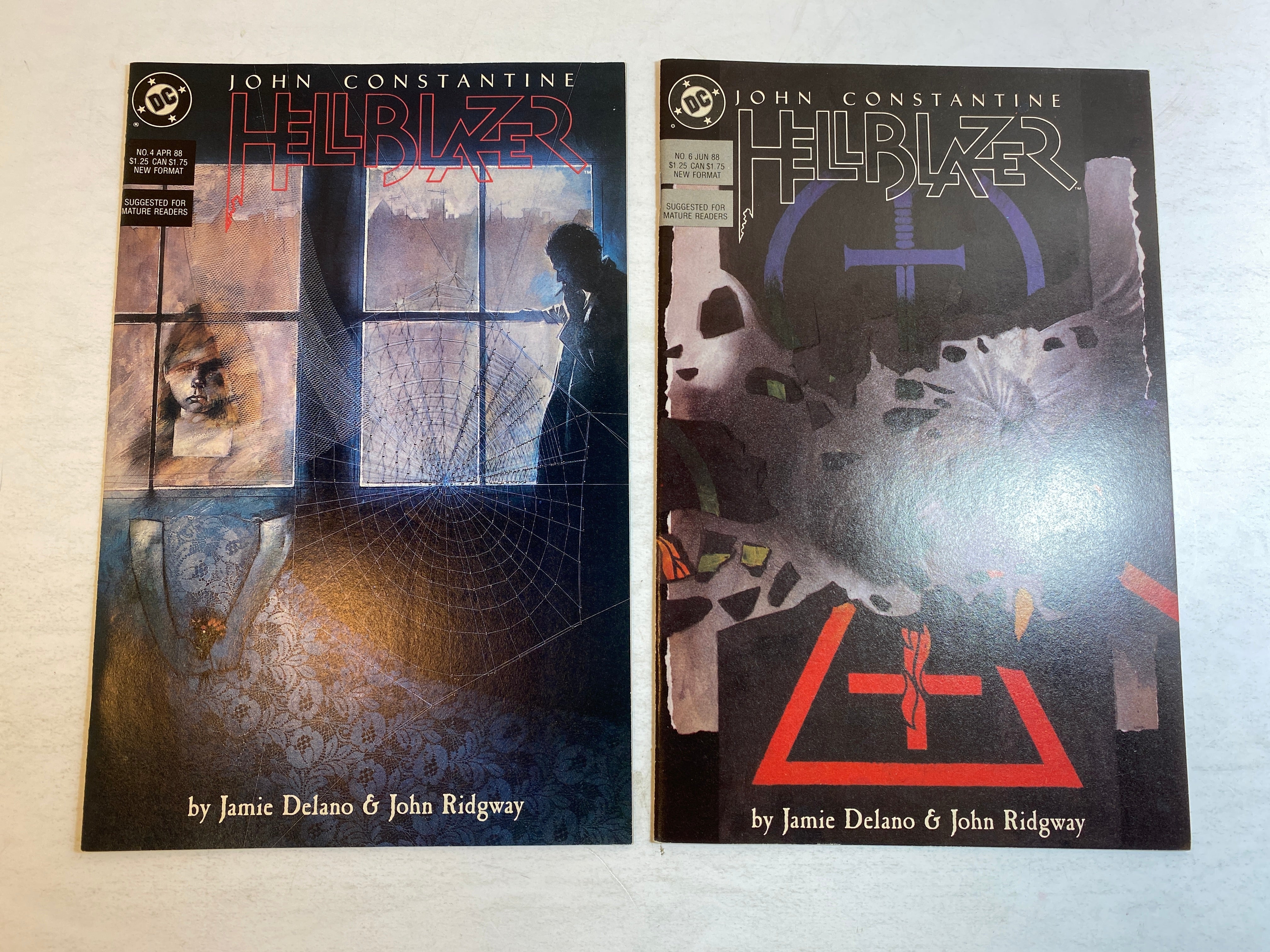 Lot of 2 Hellblazer DC Comics 1988