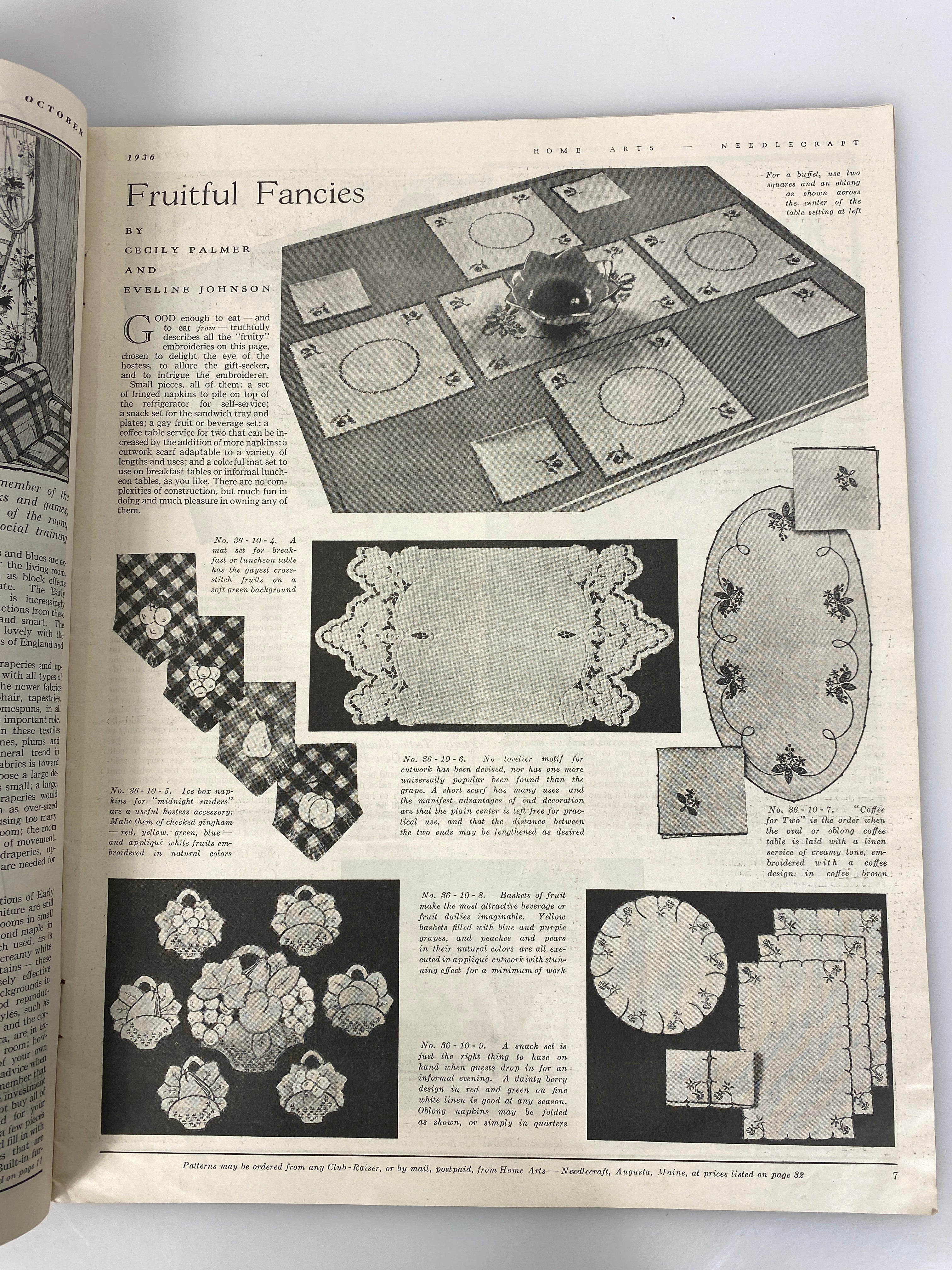 Lot of 2 Home Arts Needlecraft Periodicals 1936-1937