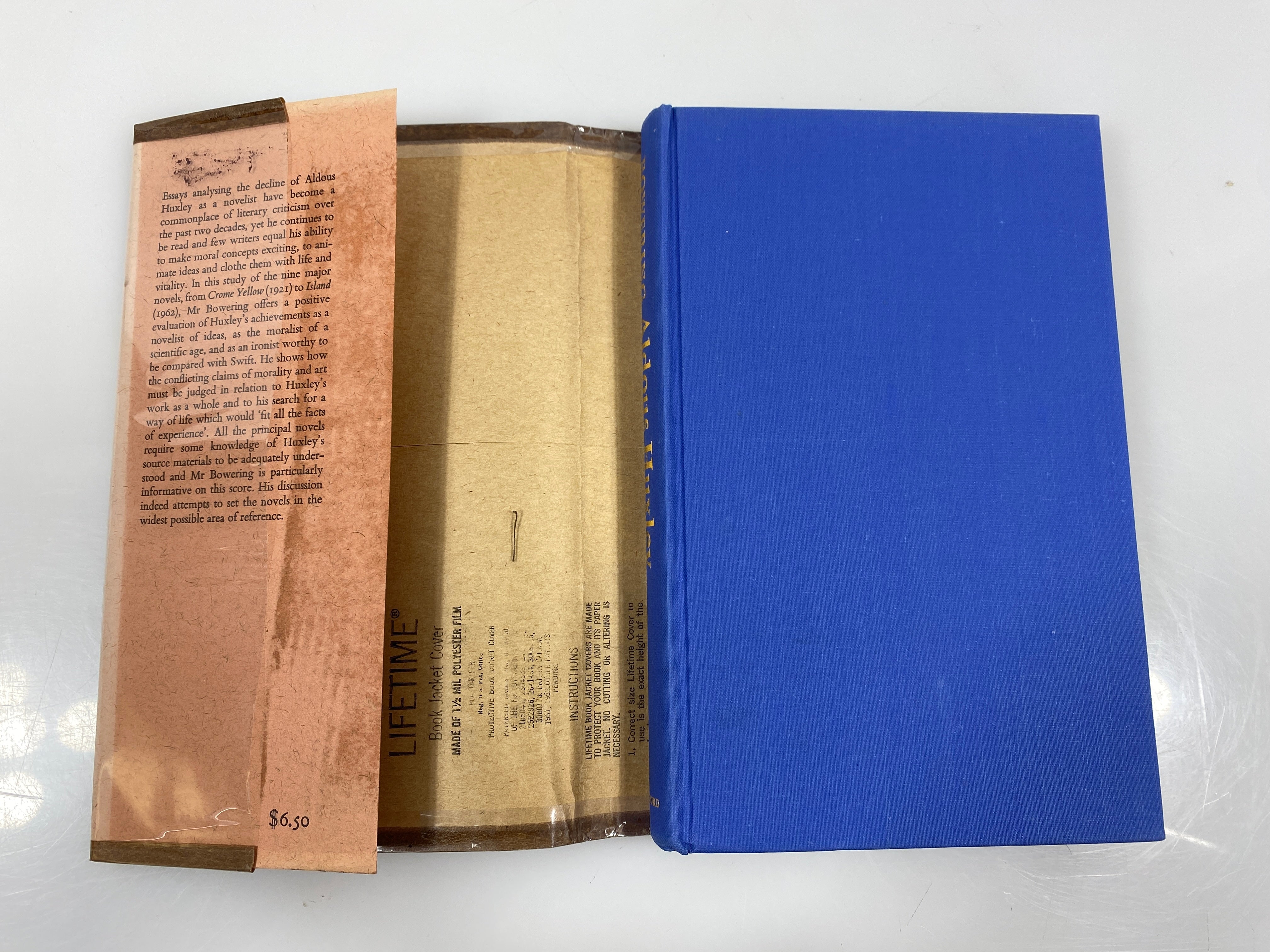 Lot of 2 Huxley Study of the Major Novels/Quest for Values 1969/71 Ex-Library HC