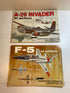 Lot of 2 In Action Booklets F-5 and A-26 Invader 1980 Aircraft 37, 38