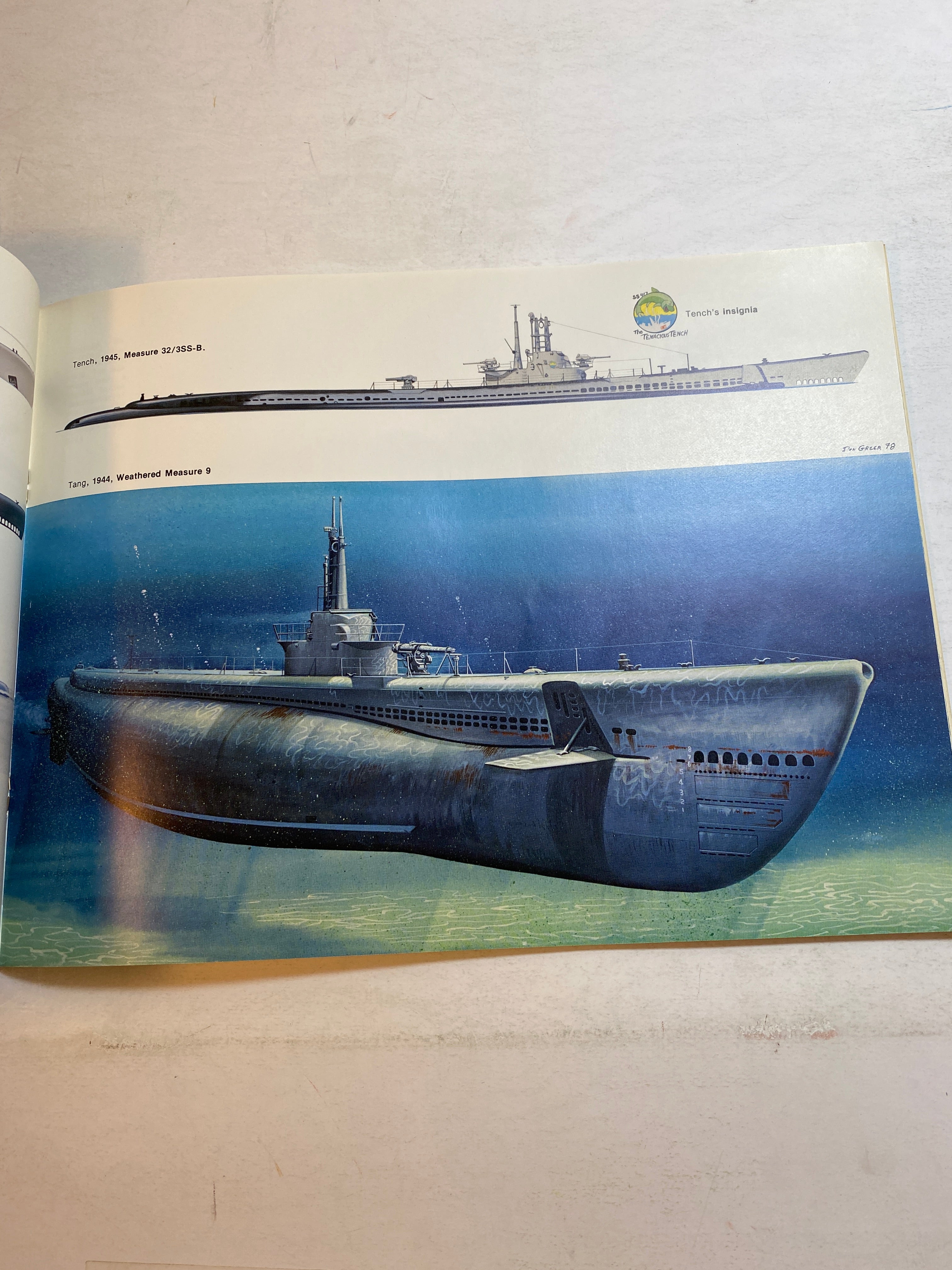 Lot of 2 In Action Booklets U-Boats US Subs 1, 2 1977-1979
