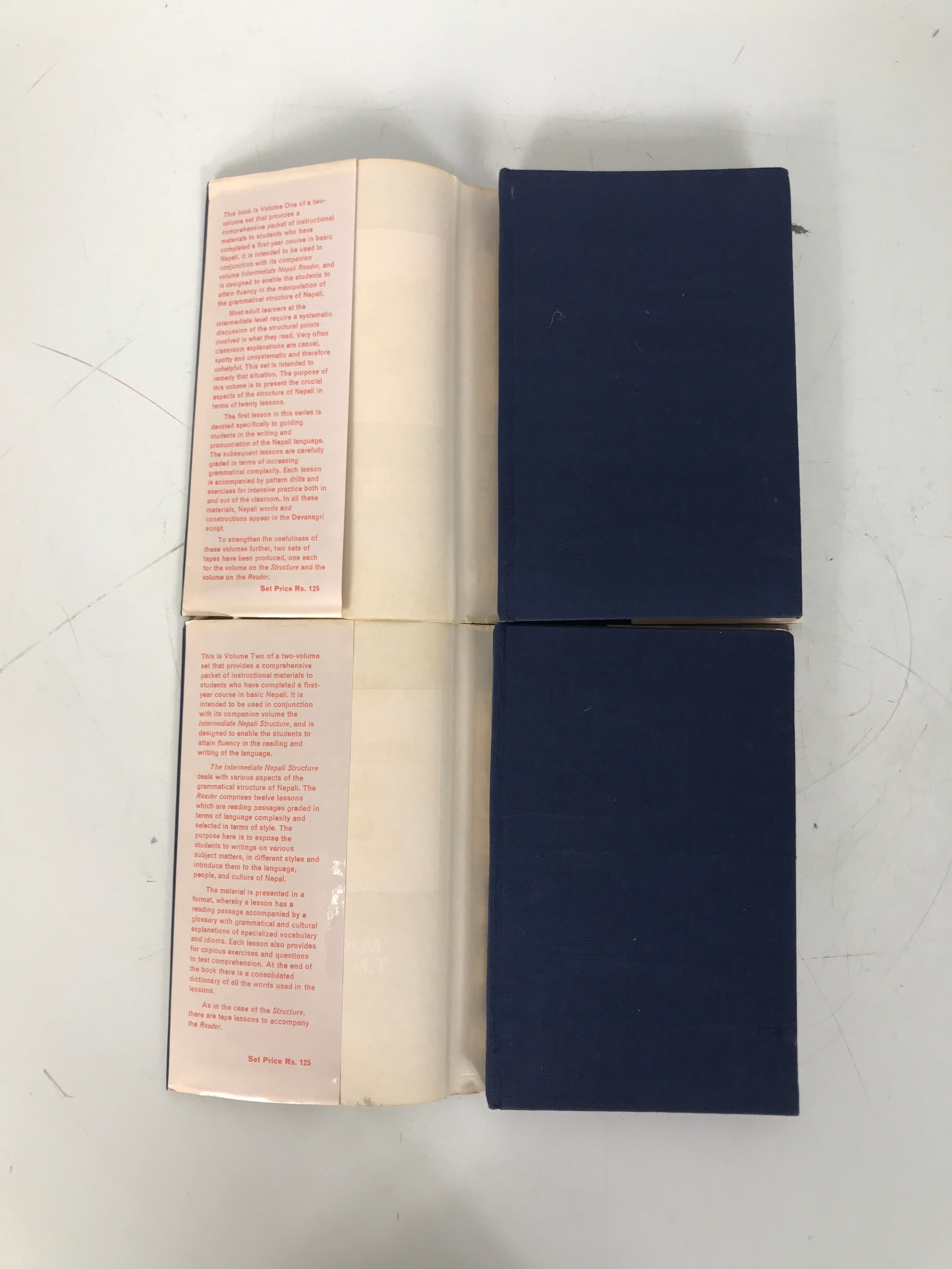 Lot of 2: Intermediate Nepali Structure/Reader Verma & Sharma 1979 HCDJ