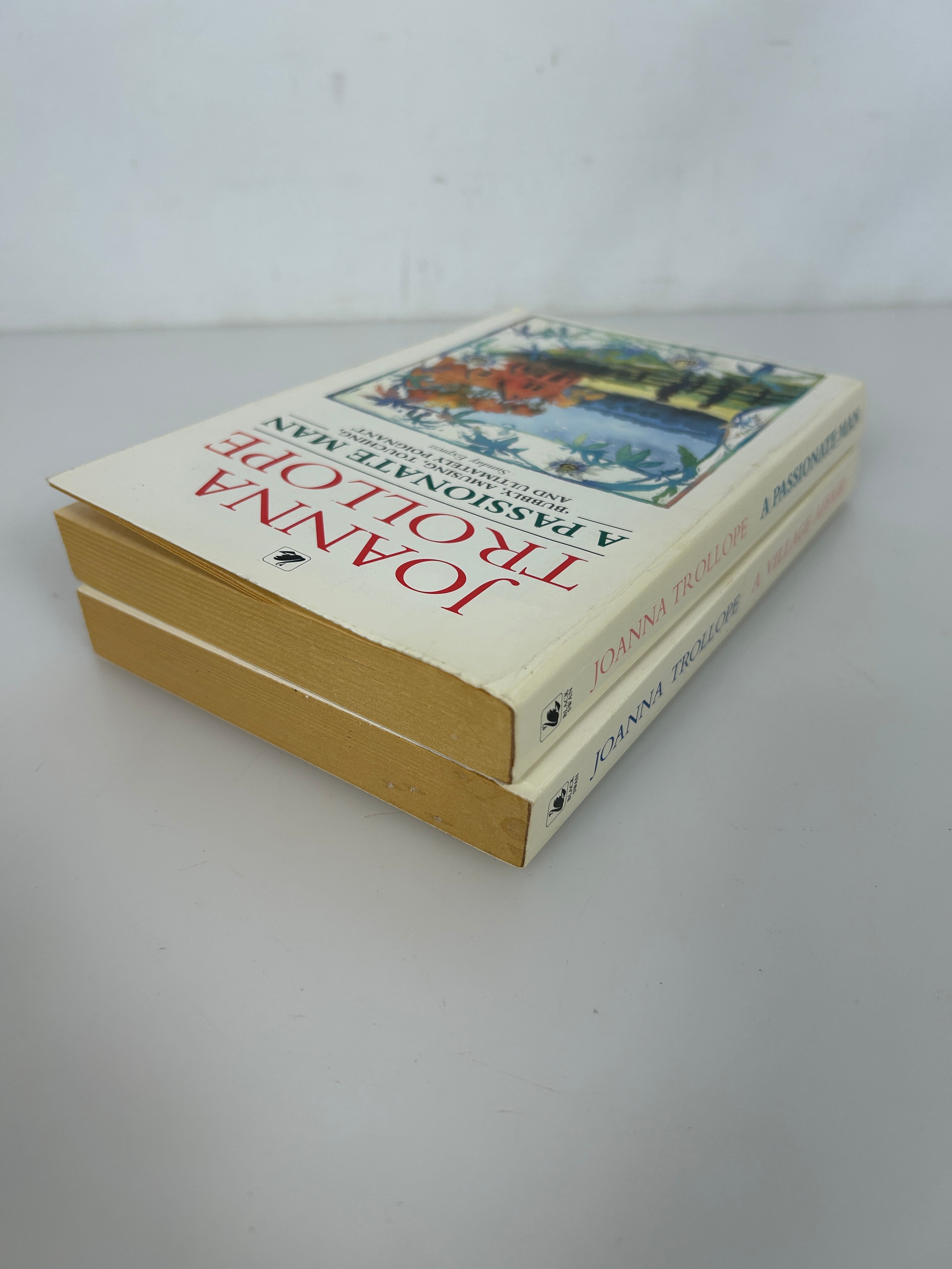 Lot of 2 Joanna Trollope UK Ed A Village Affair/A Passionate Man SC