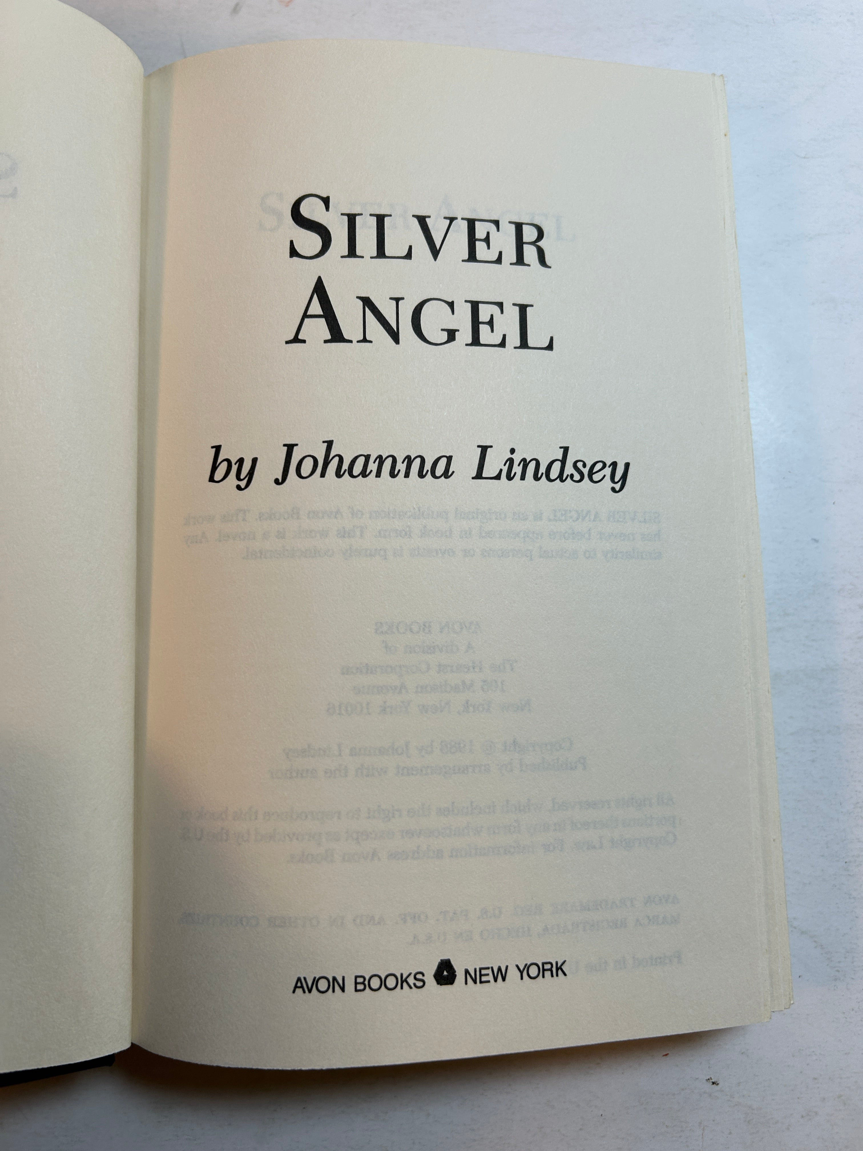 Lot of 2 Johannah Lindsay Vintage Avon Romance 1988-90 HCDJ BCE