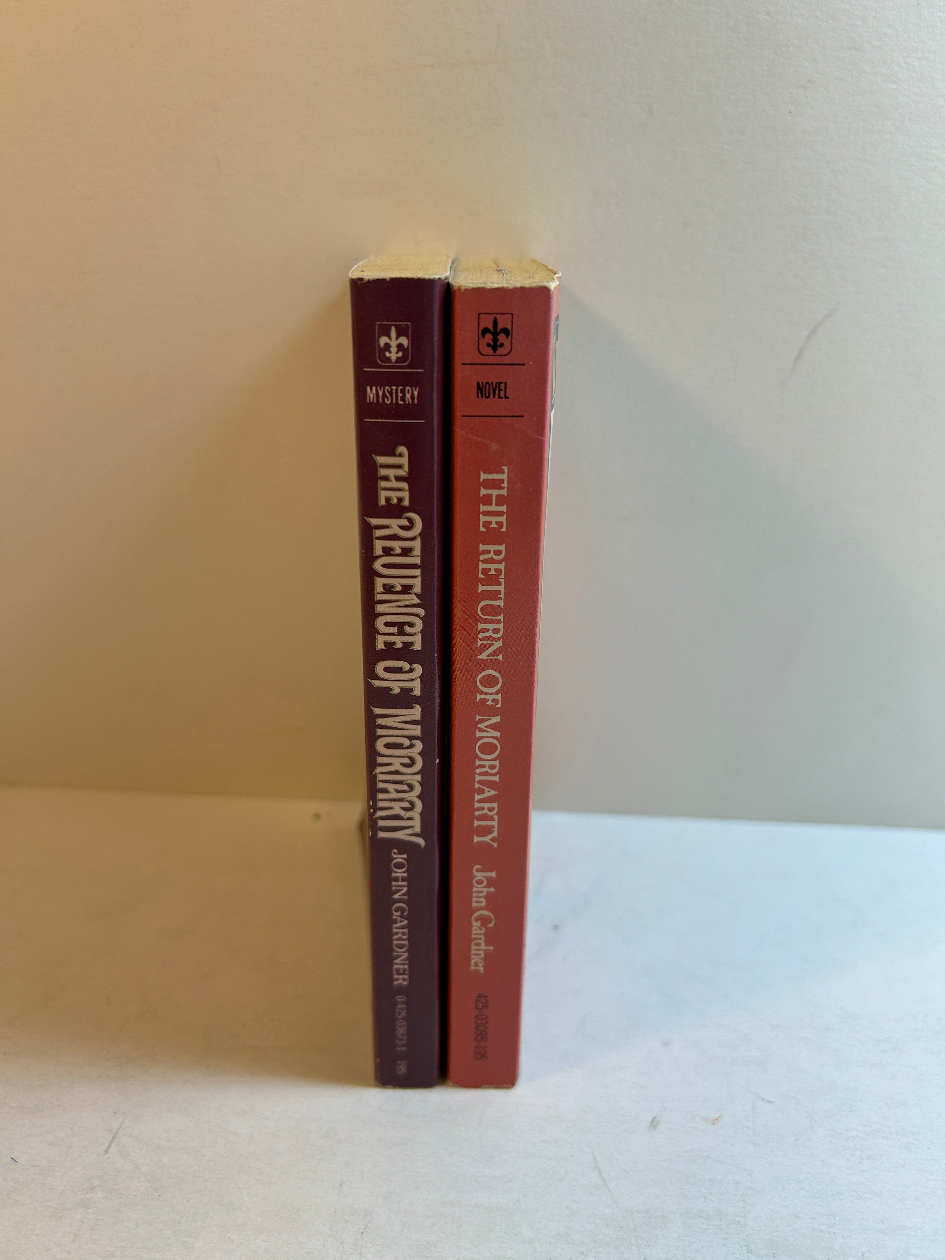 Lot of 2 John Gardner Mystery: Revenge of /Return of Moriarty Berkley 1976-78 SC