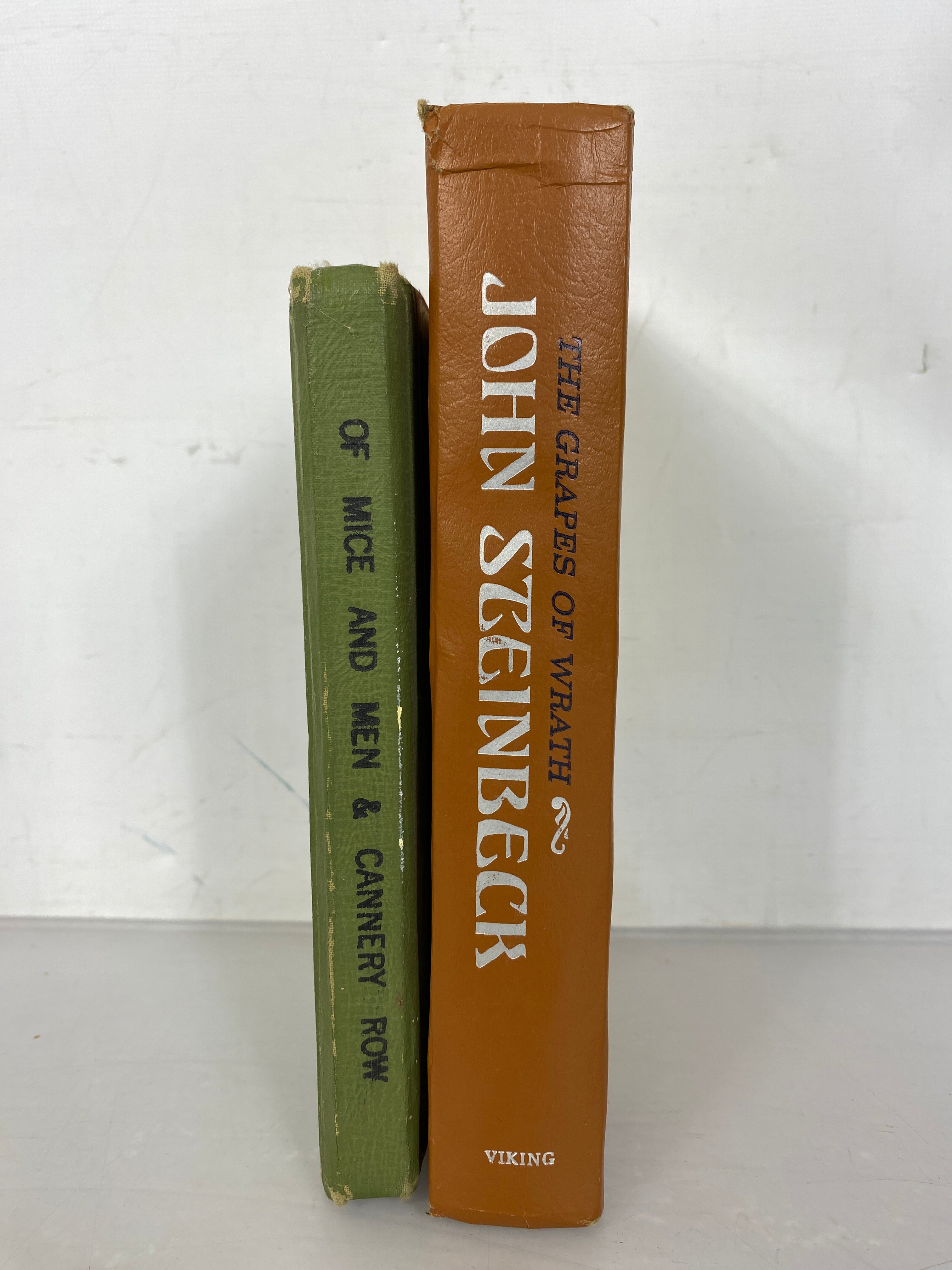 Lot of 2 John Steinbeck 1967-1986 HC