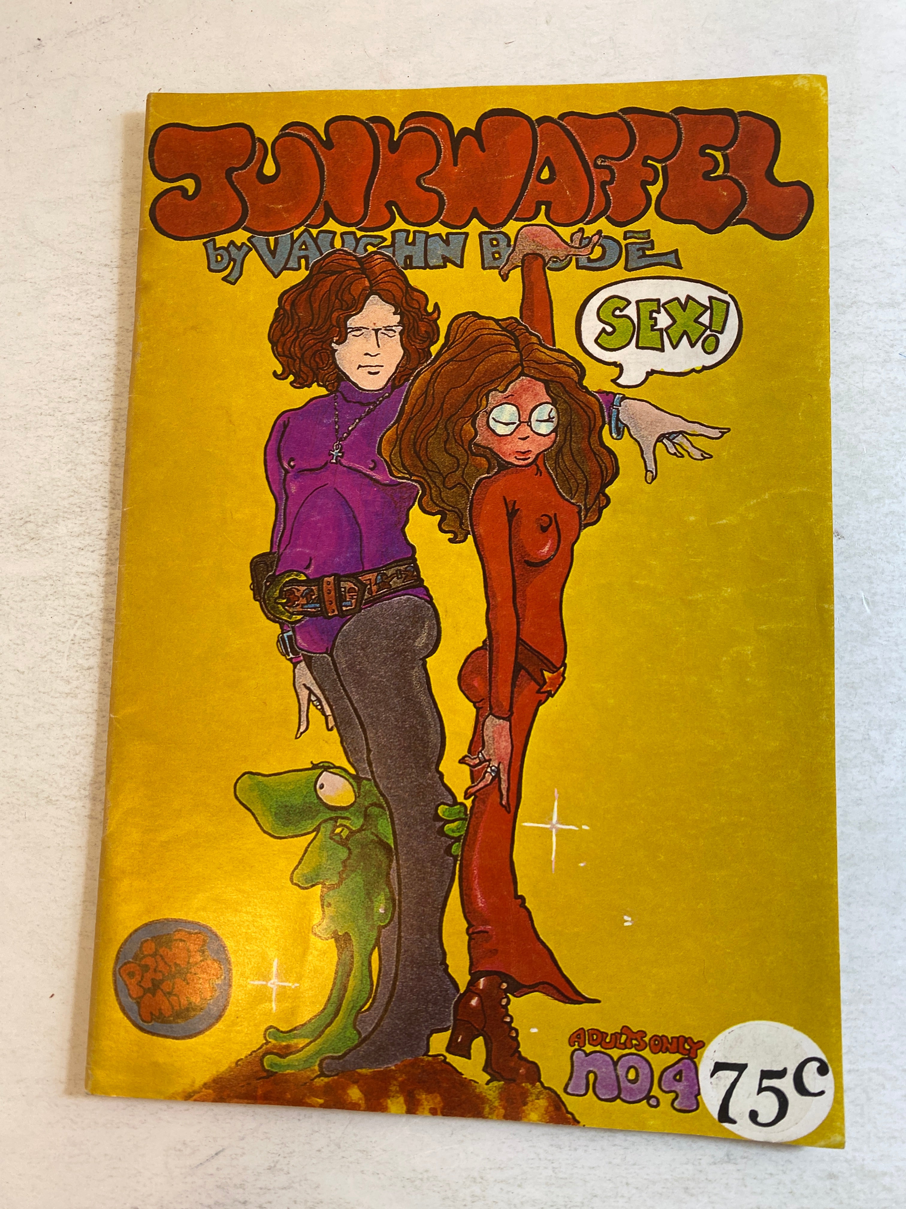 Lot of 2 Junkwaffel Vaughn Bode Comics 1972