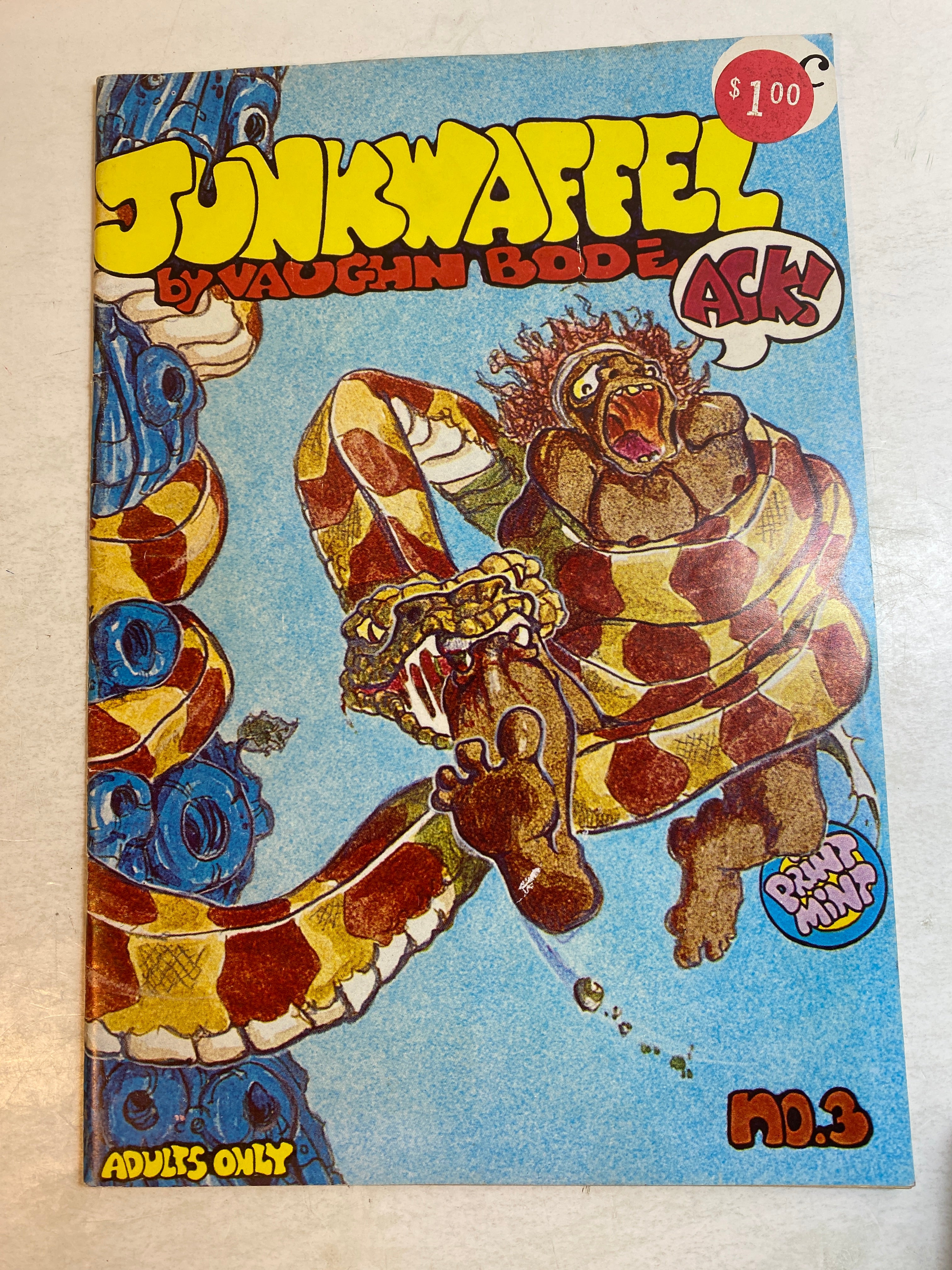 Lot of 2 Junkwaffel Vaughn Bode Comics 1972