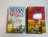 Lot of 2 LARGE PRINT Hardcover Romance Susan Mallery/Susan Wiggs HCDJ