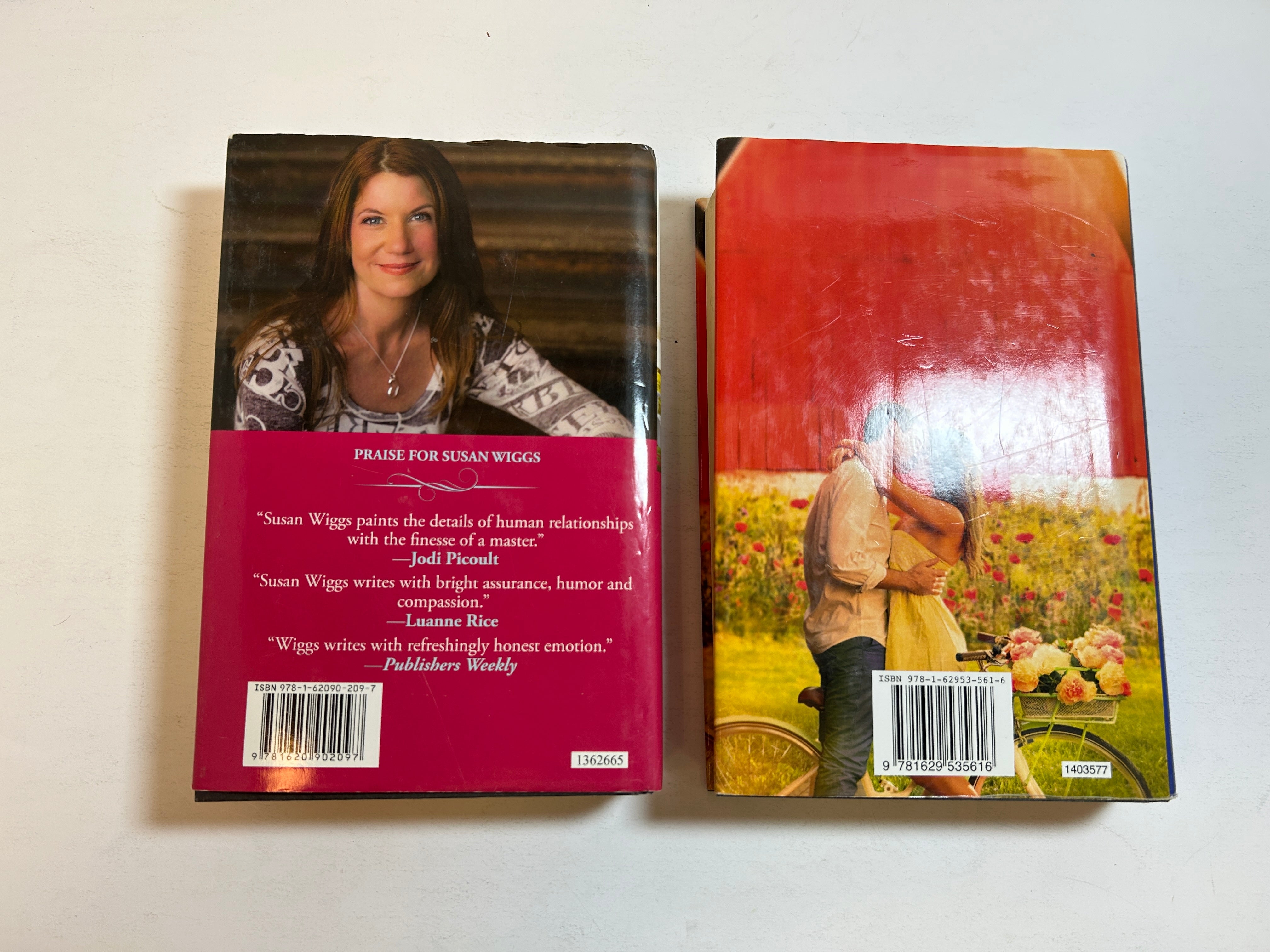 Lot of 2 LARGE PRINT Hardcover Romance Susan Mallery/Susan Wiggs HCDJ