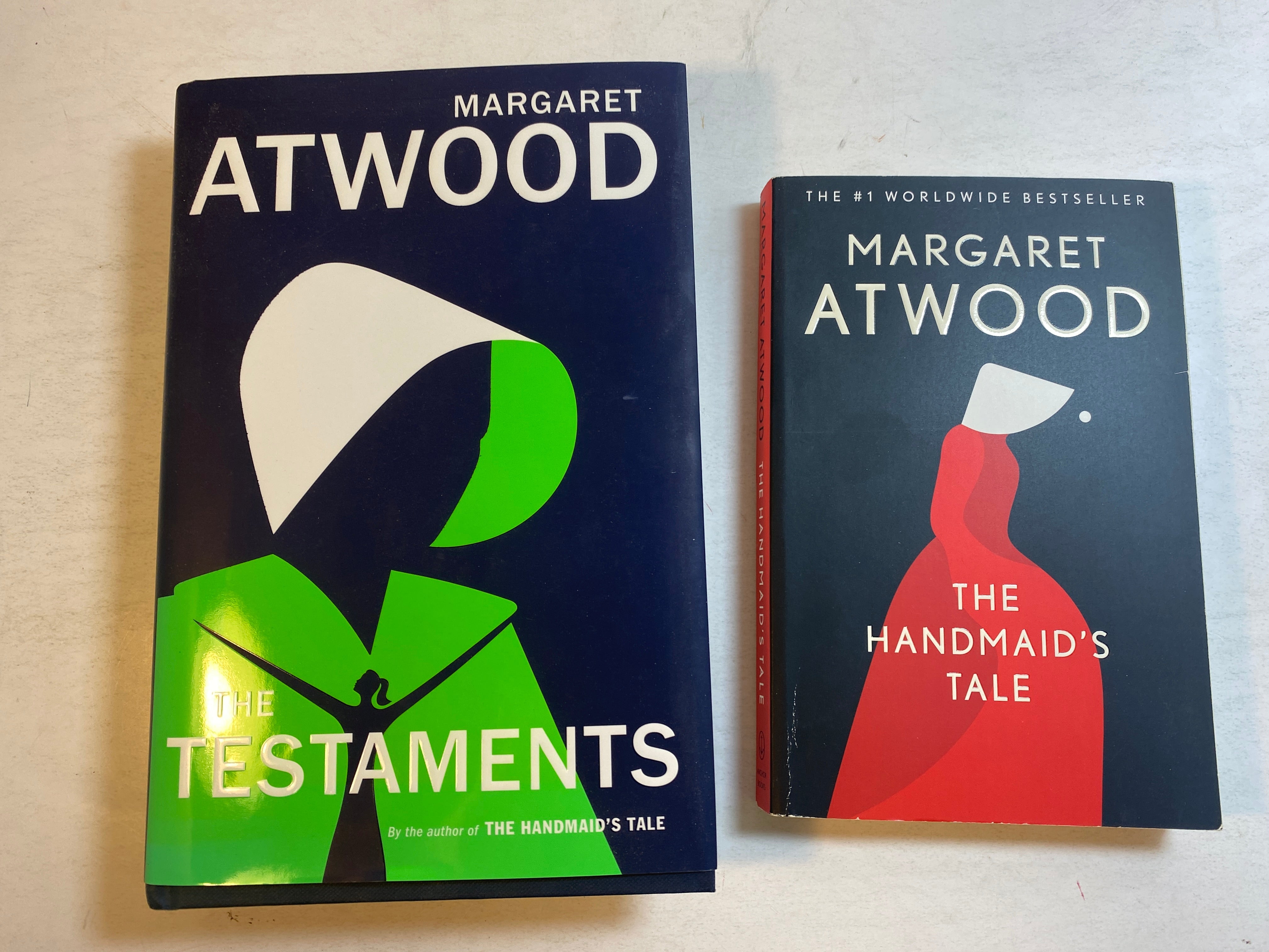 Lot of 2 Margaret Atwood Handmaid's Tale Testaments 1998-2019