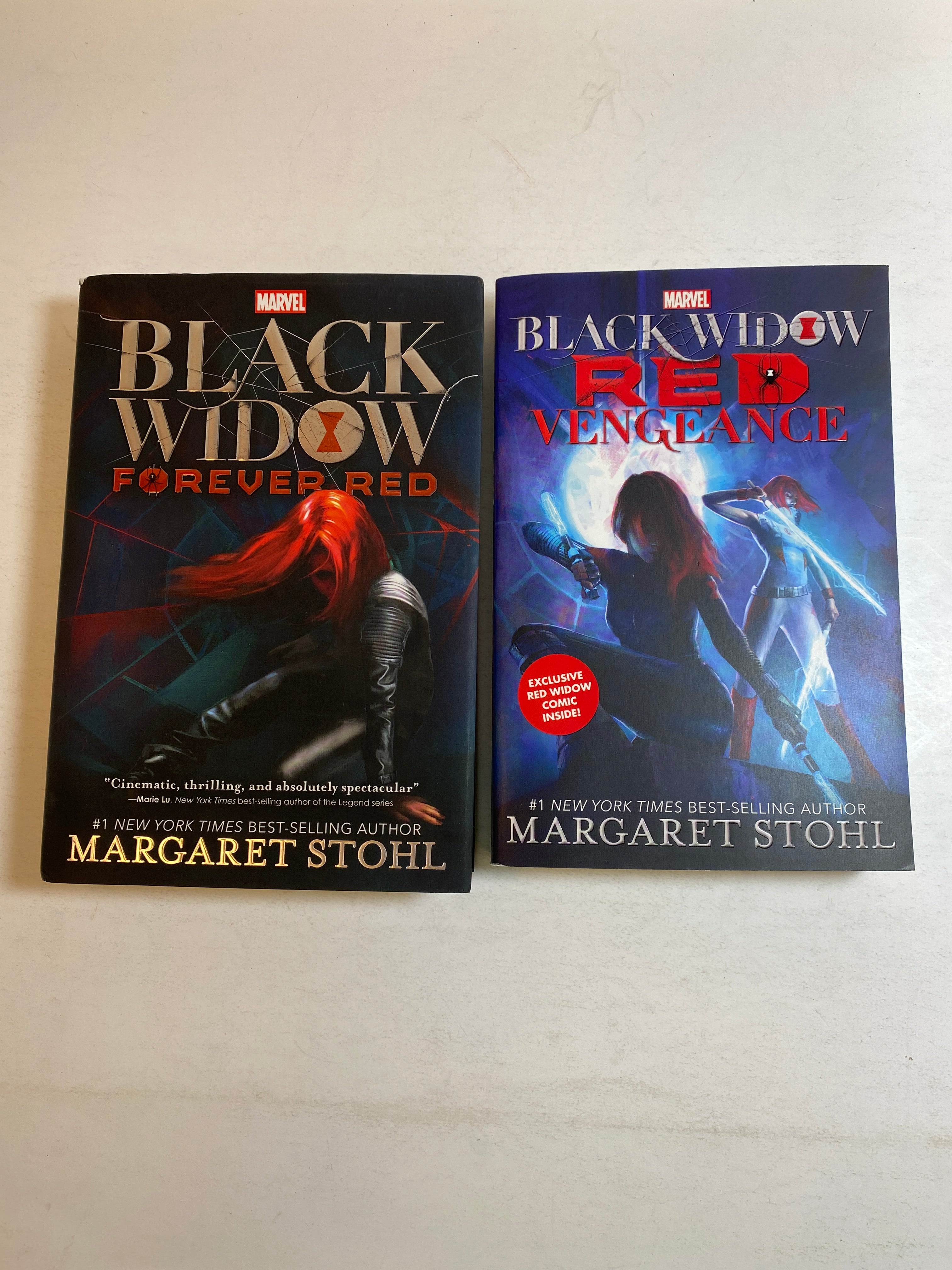 Lot of 2 Marvel Black Widow Margaret Stohl Books 2015-2017