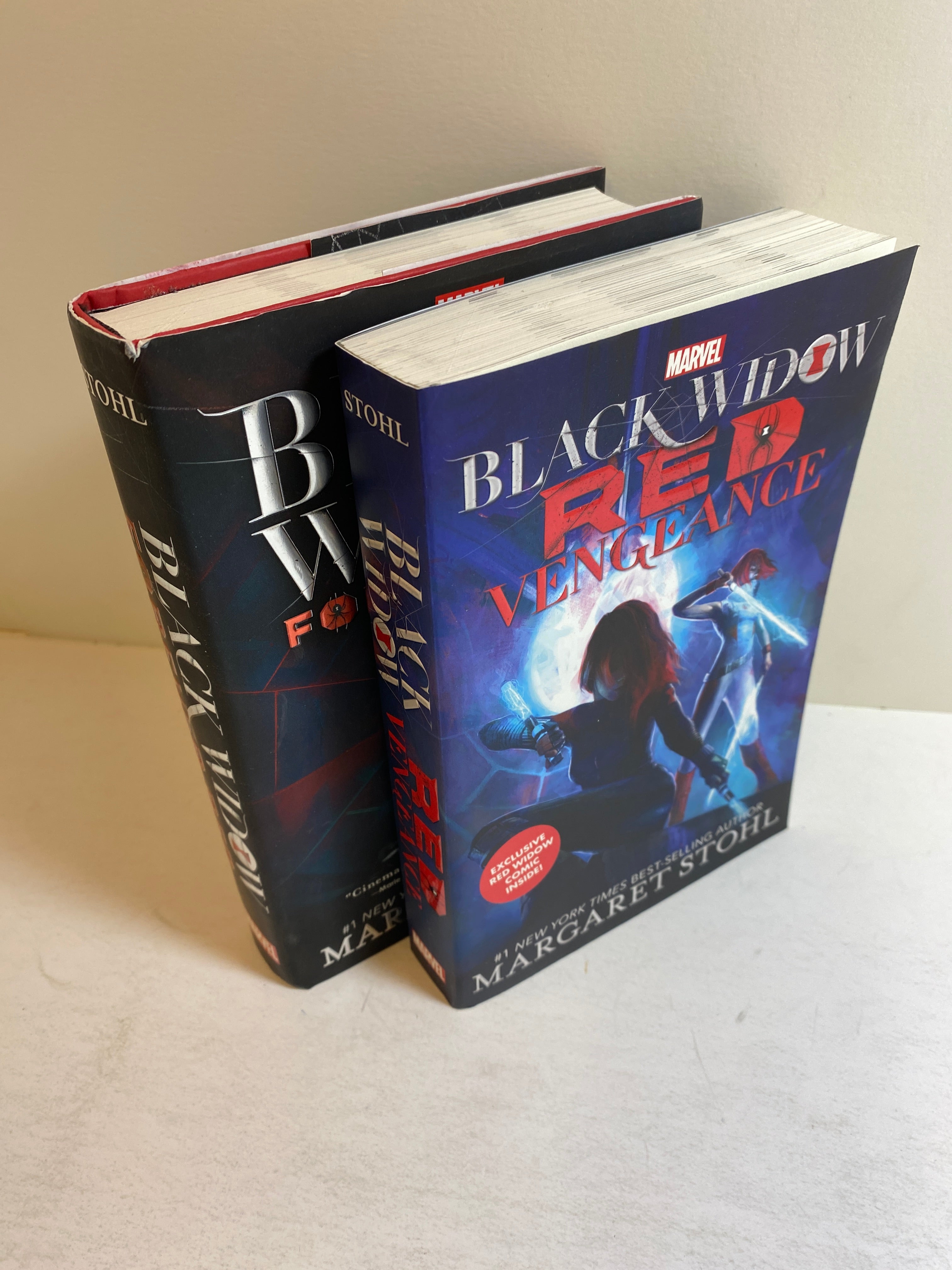 Lot of 2 Marvel Black Widow Margaret Stohl Books 2015-2017