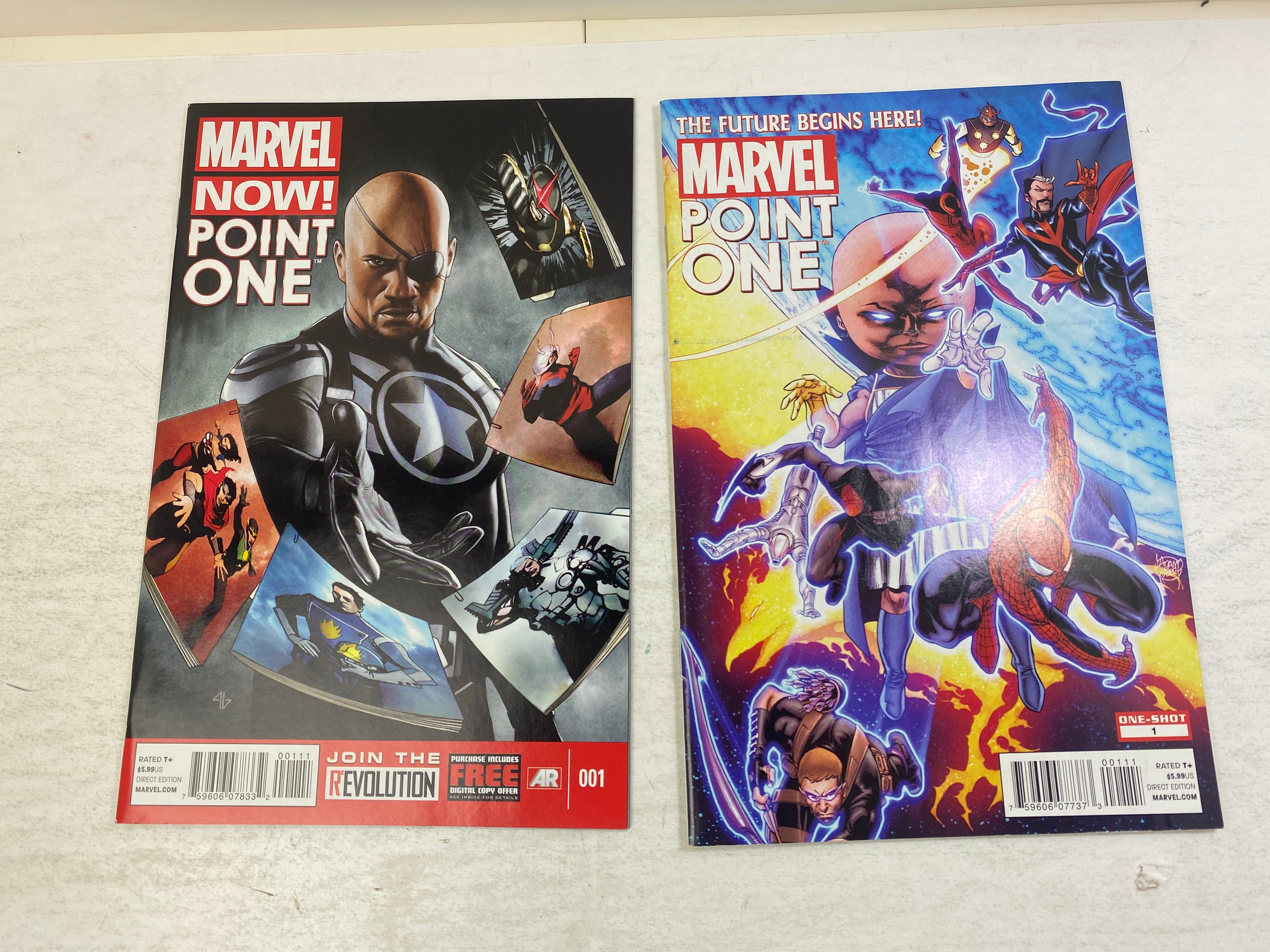 Lot of 2 Marvel Now! Point One Comics 2011-2012