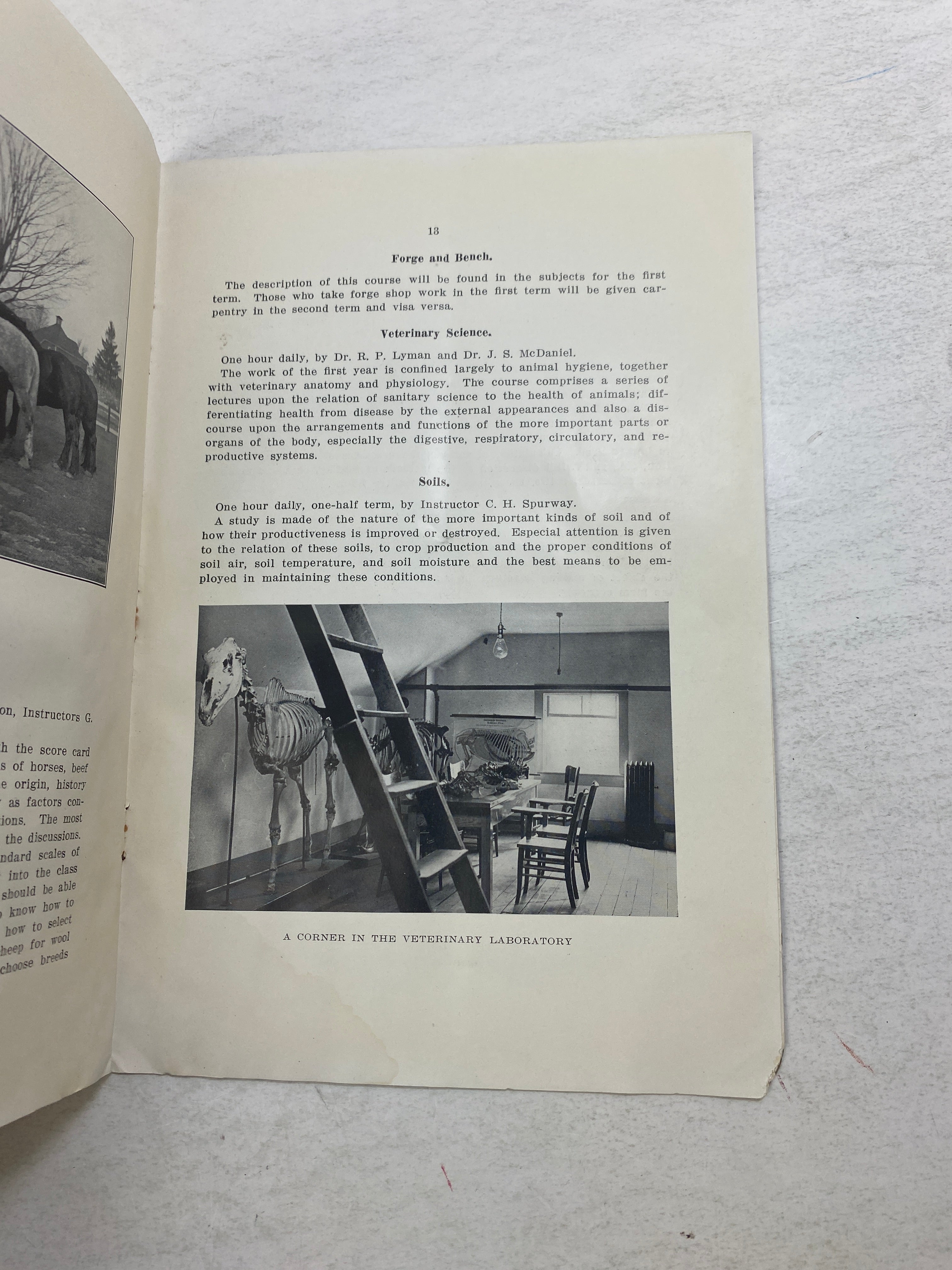 Lot of 2 Michigan Agricultural College Short MSU Courses 1913-1914