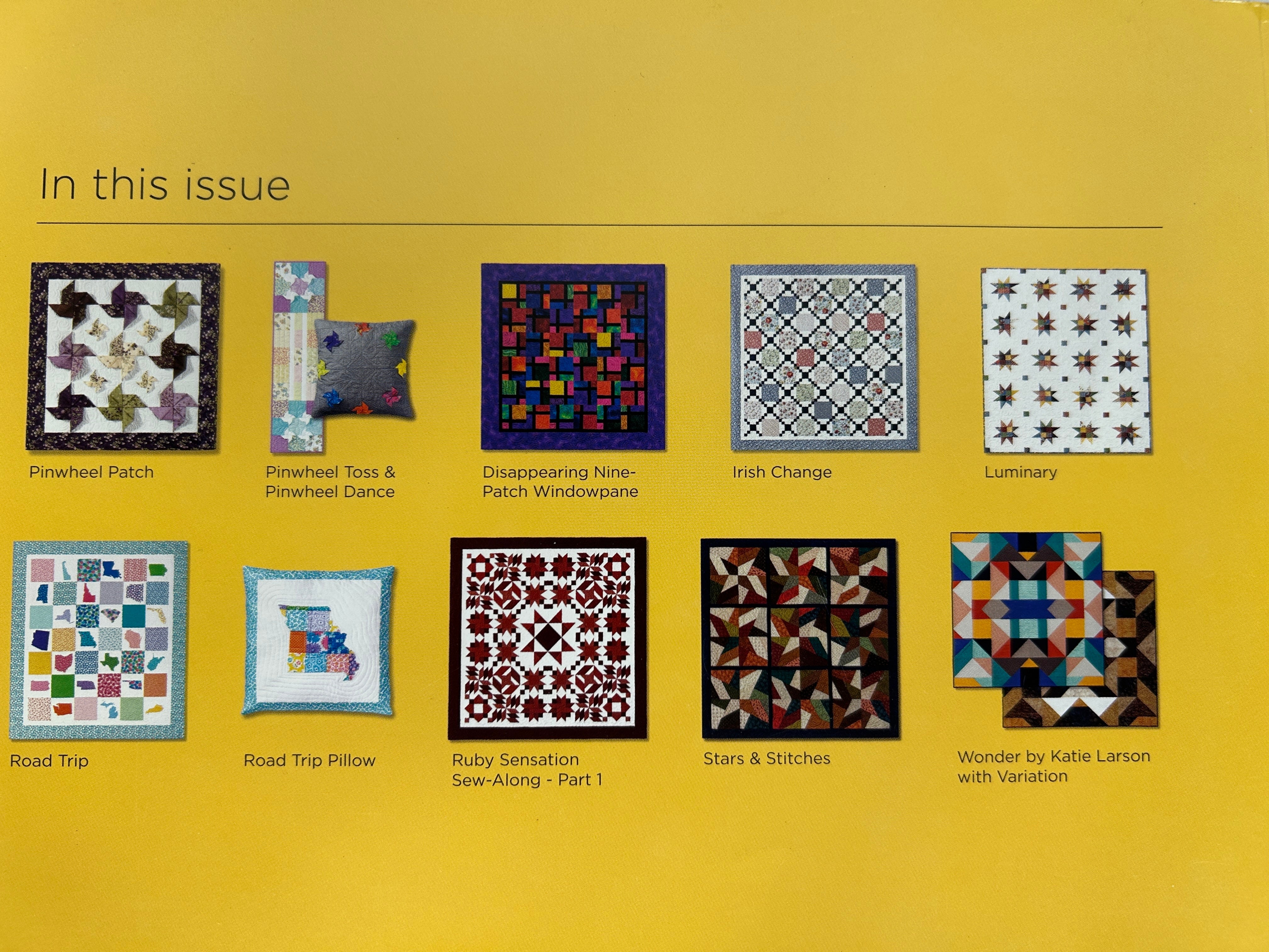 Lot of 2 Missouri Star Quilt Company BLOCK Magazines Vol.7 Issues 1 & 2 2020
