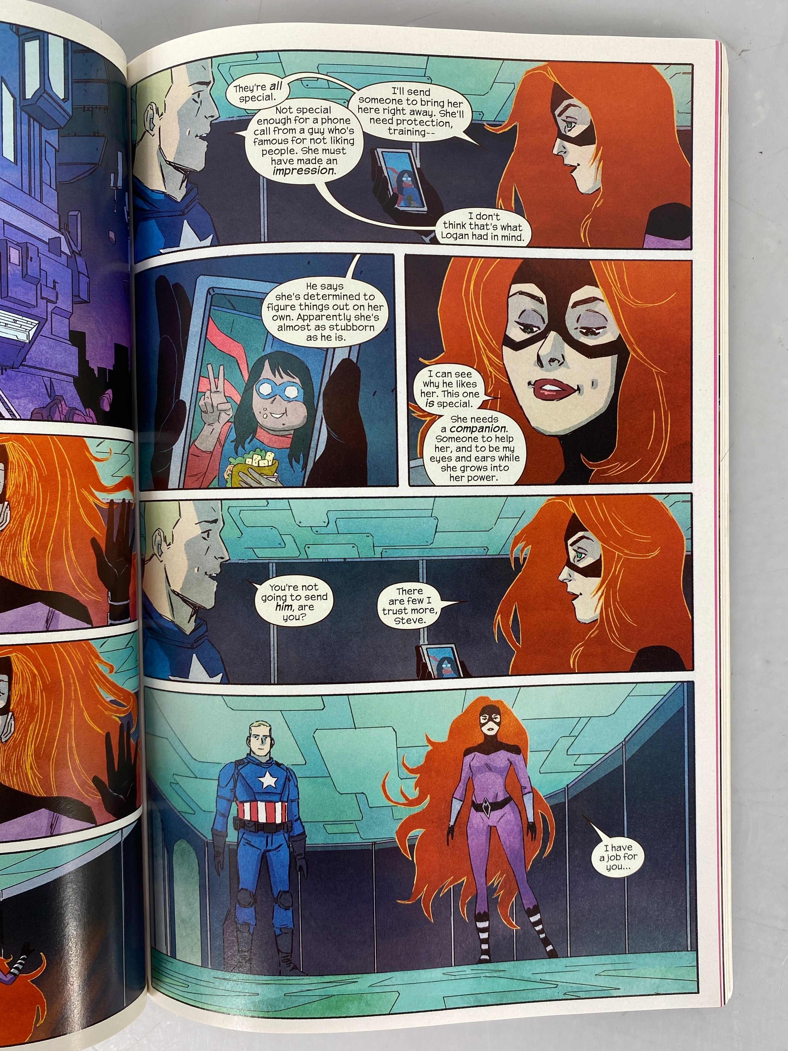 Lot of 2 Ms. Marvel and Ultimates 2 (Marvel 2015, 2005) Graphic Novels SC