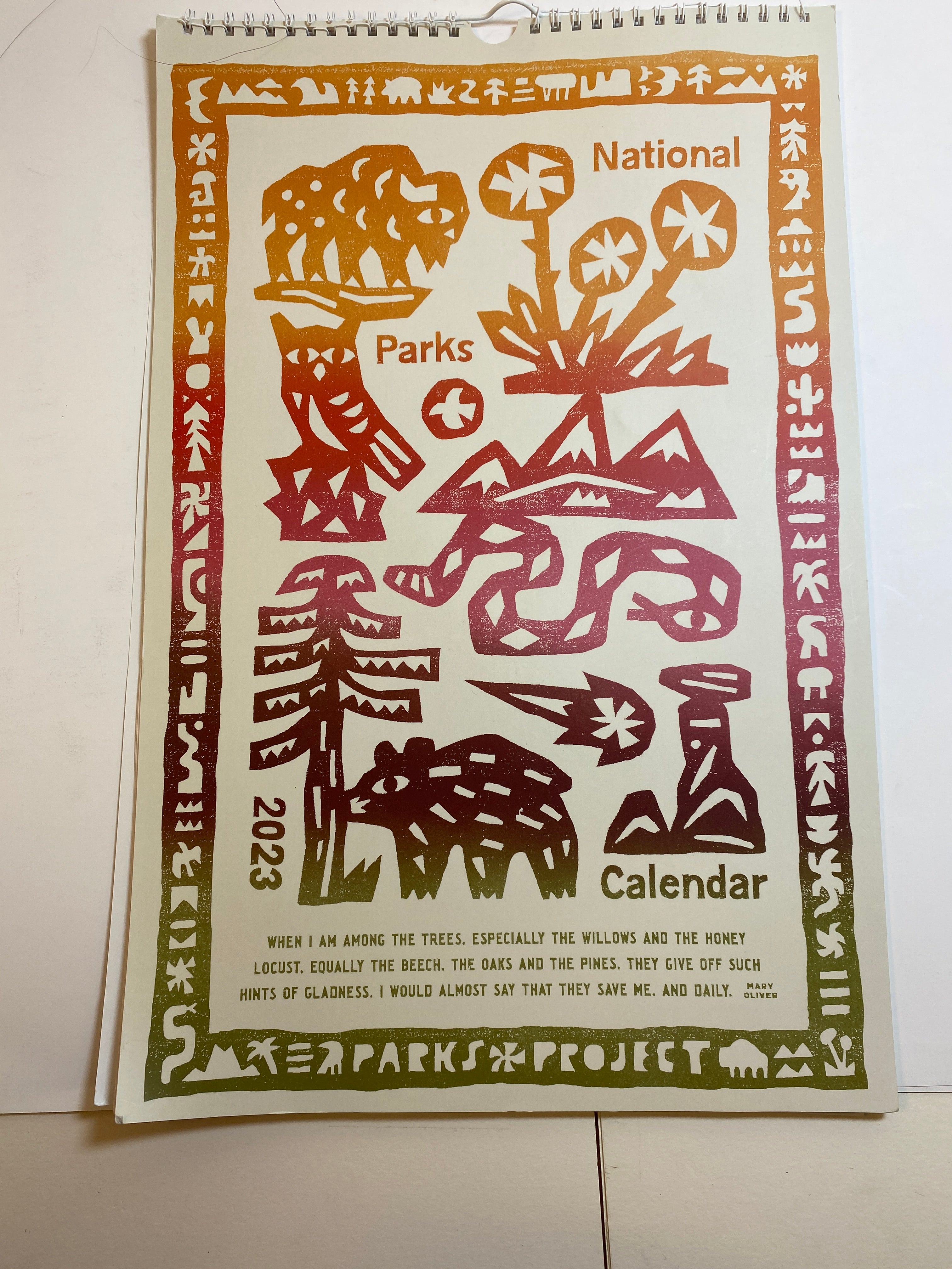Lot of 2 National Parks Calendars 2023 and 2024 Zaine Vaun