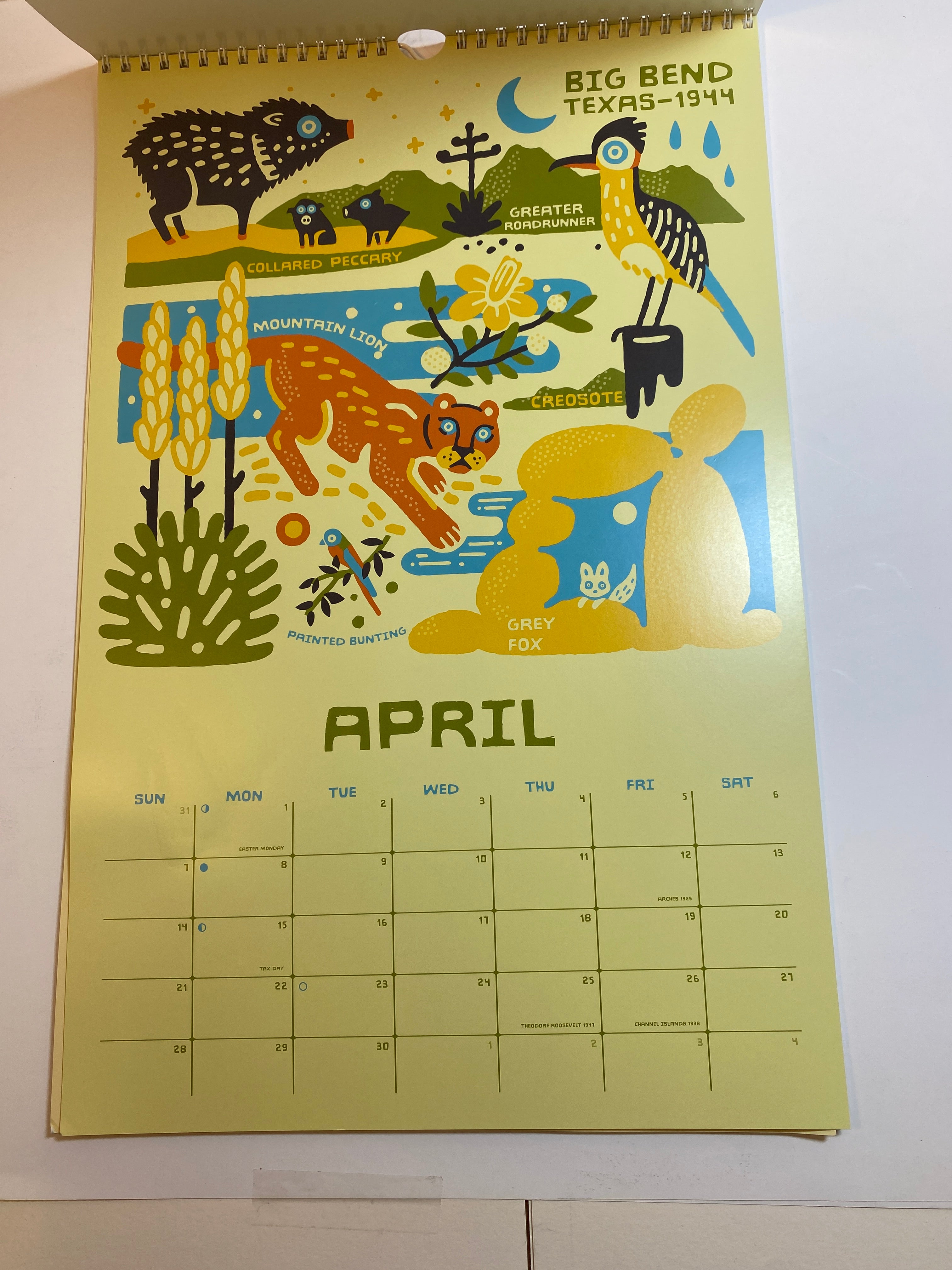 Lot of 2 National Parks Calendars 2023 and 2024 Zaine Vaun