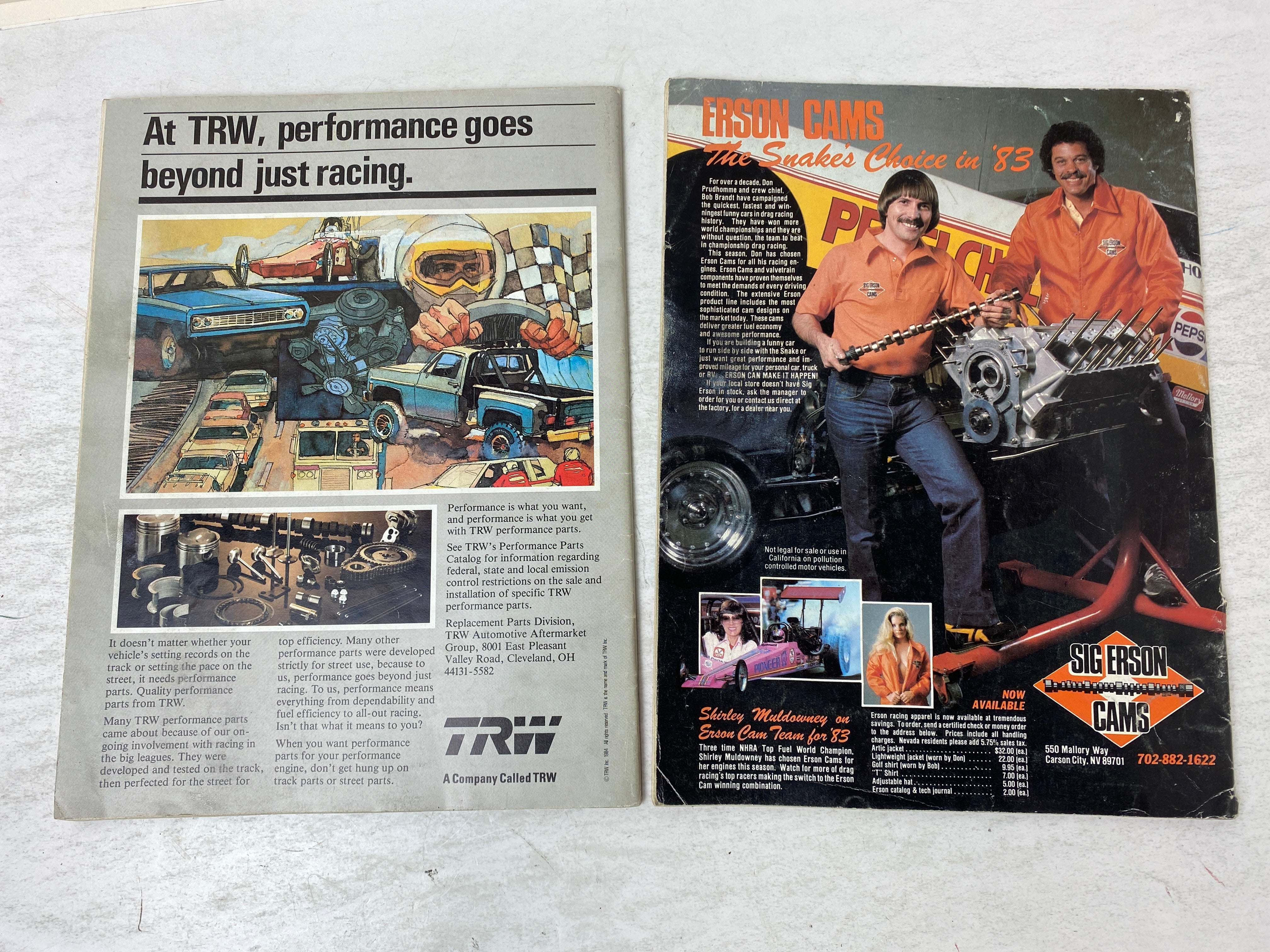 Lot of 2 Open Wheel Magazines 1983-1984