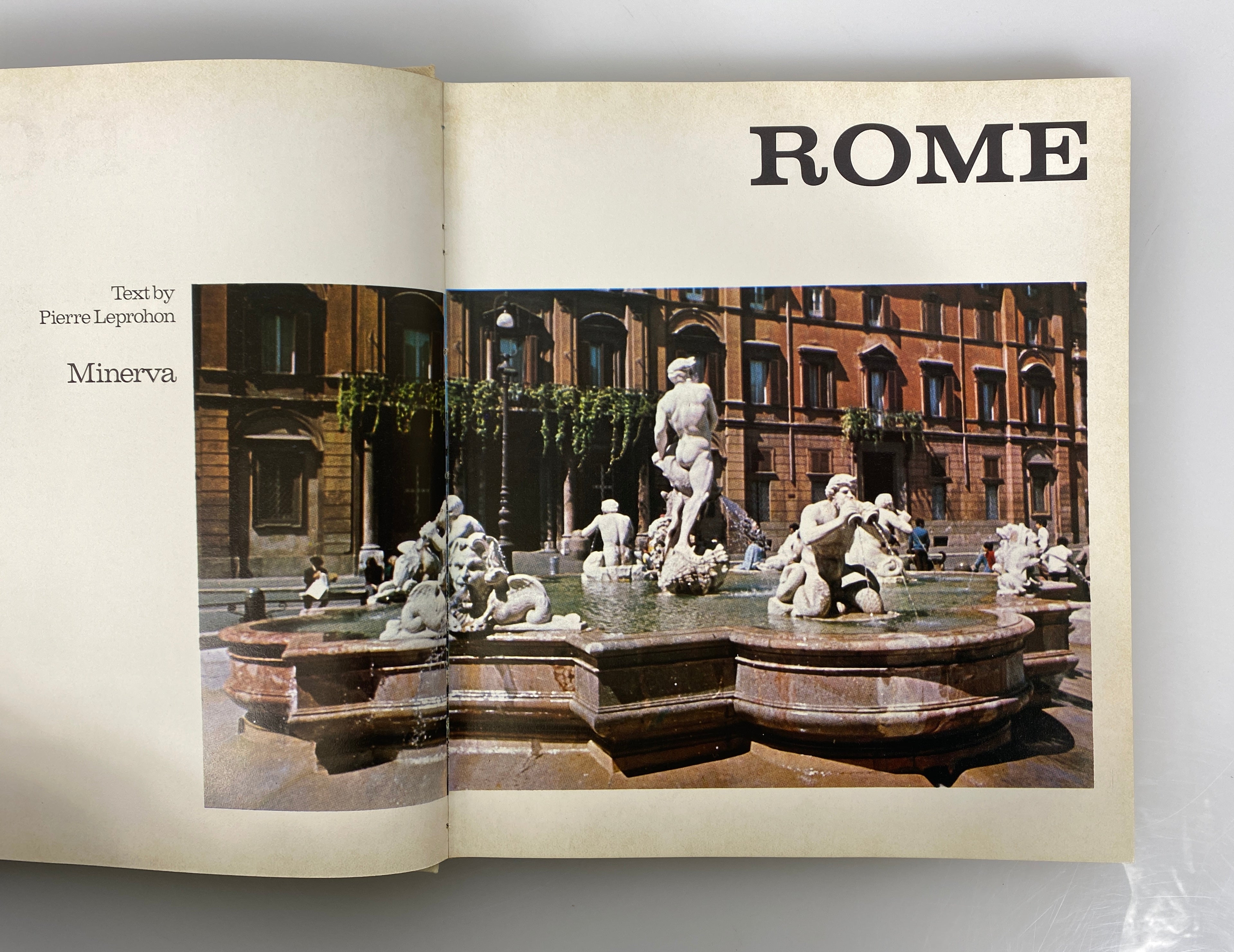 Lot of 2: Paris (1976) and Rome (1977) by Pierre Leprohon HC DJ