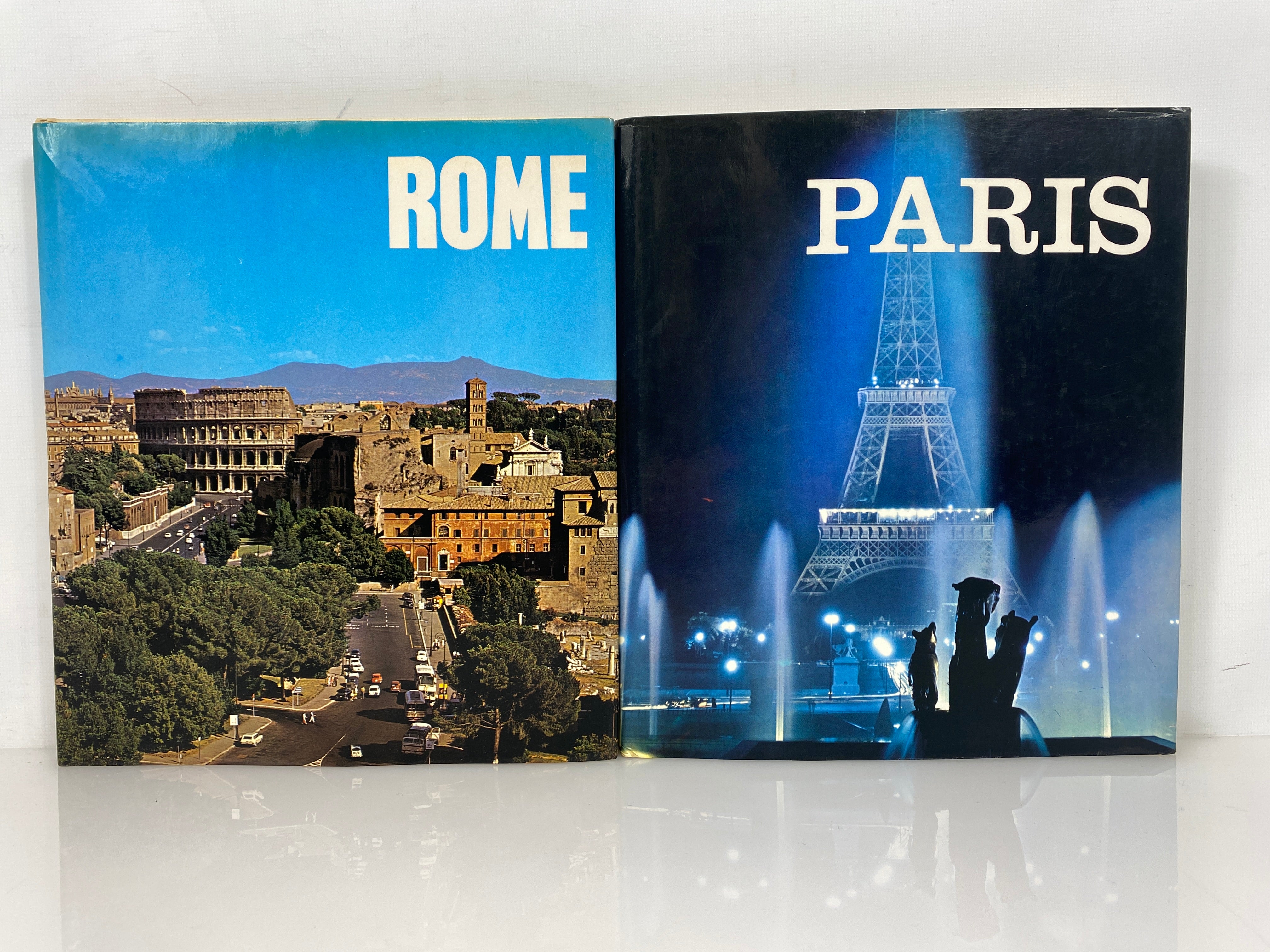 Lot of 2: Paris (1976) and Rome (1977) by Pierre Leprohon HC DJ