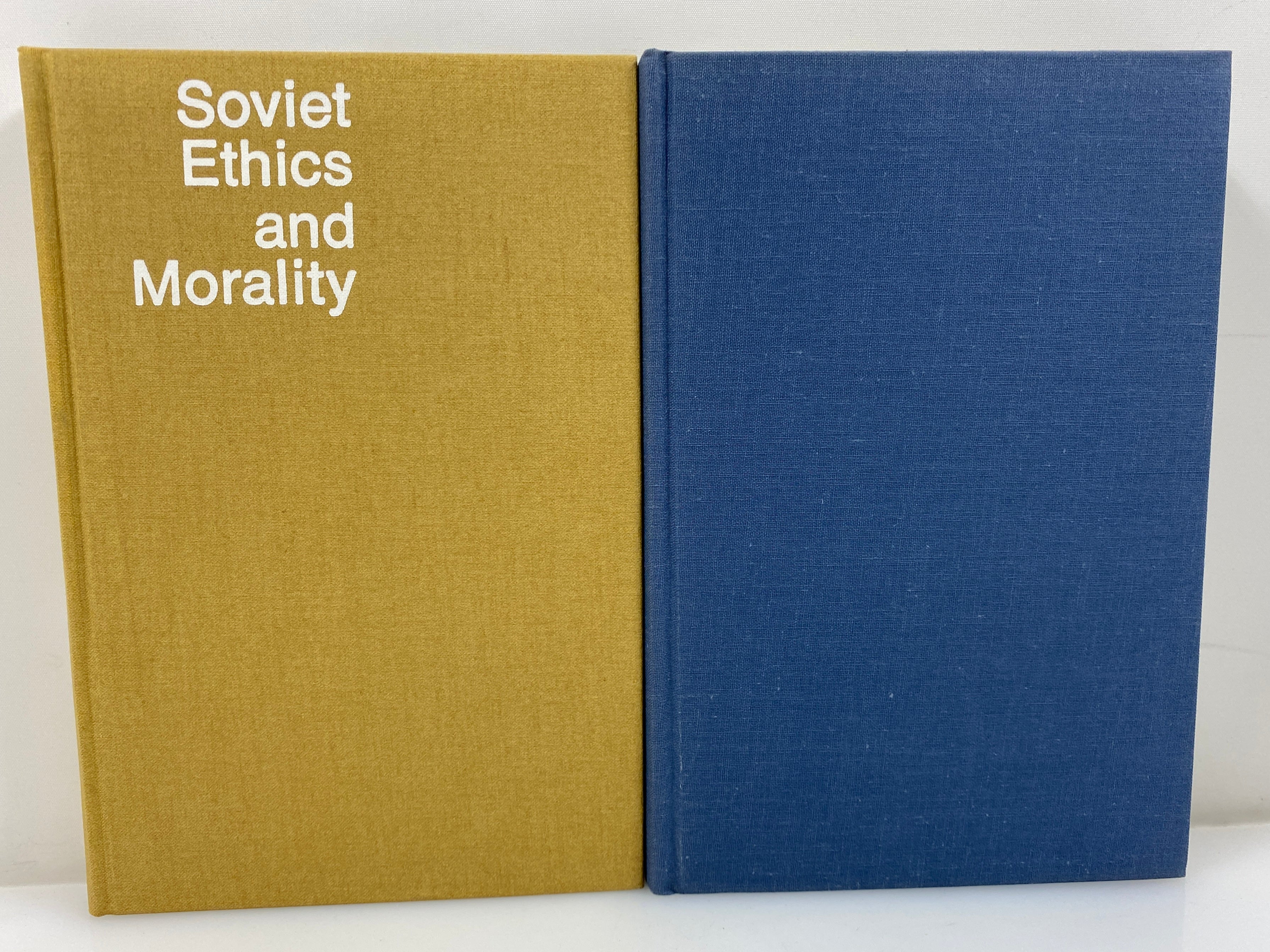 Lot of 2 Patterns of Soviet Thought/Soviet Ethics by De George 1966-69 HC DJ