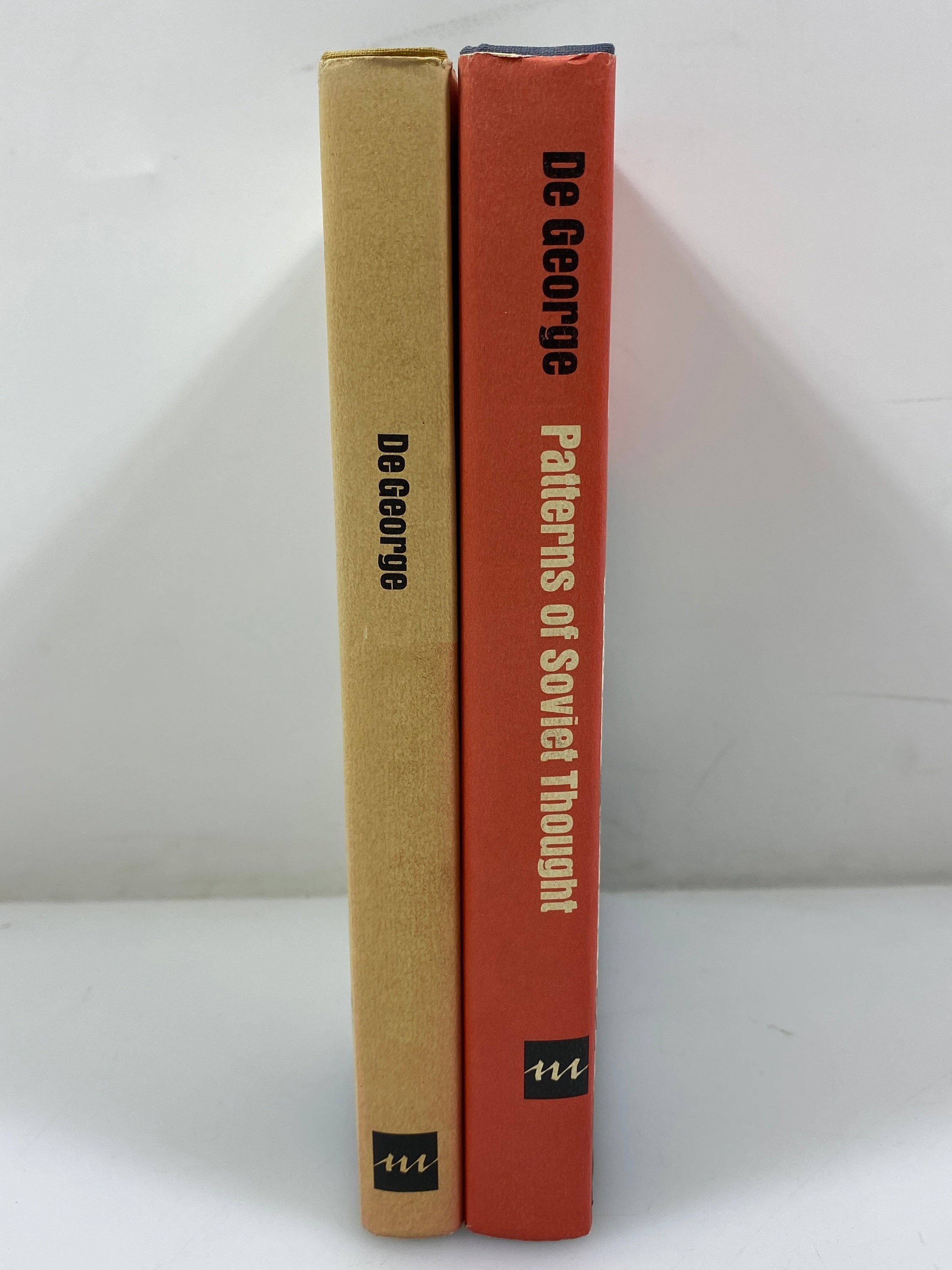 Lot of 2 Patterns of Soviet Thought/Soviet Ethics by De George 1966-69 HC DJ
