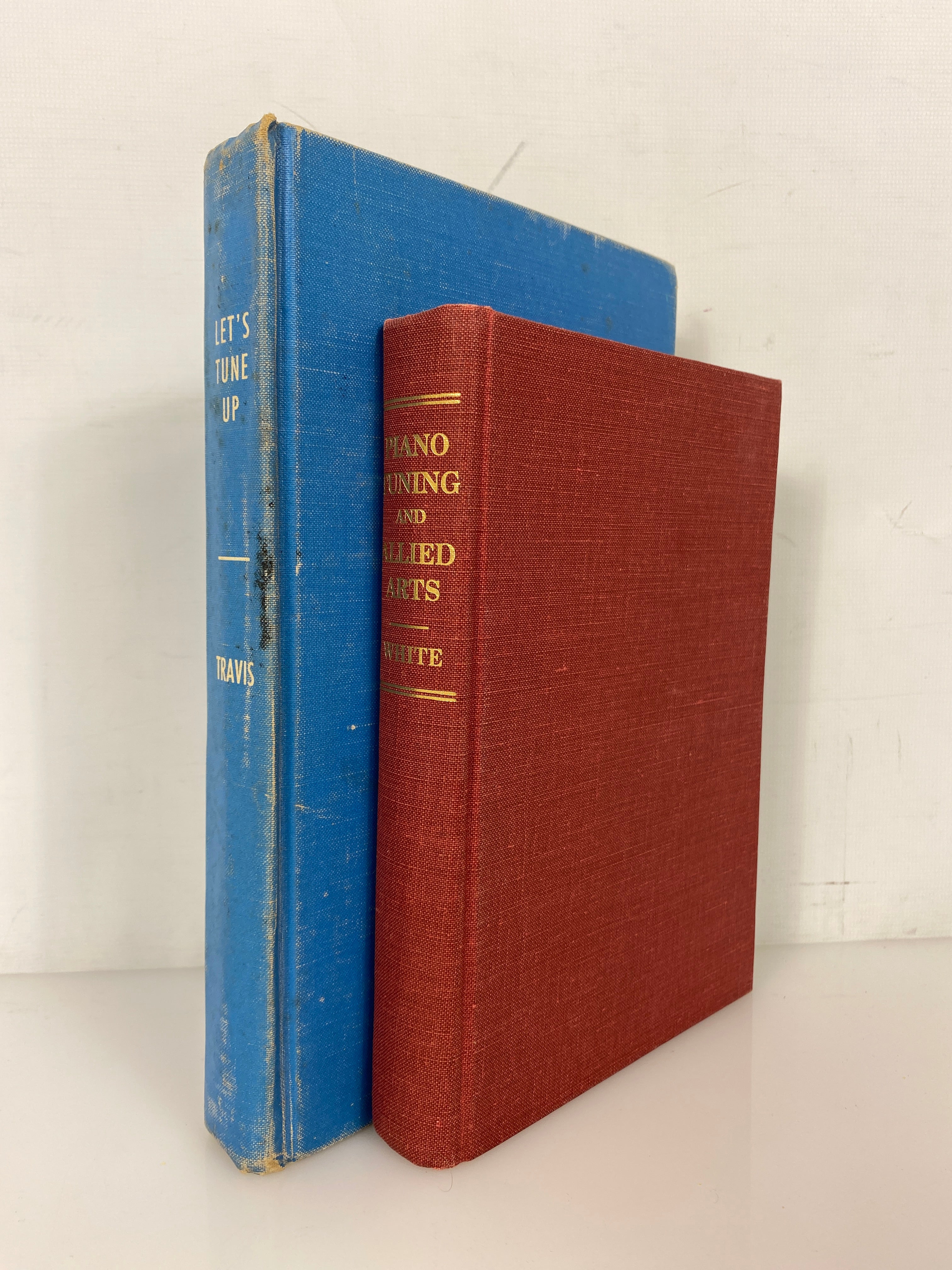 Lot of 2: Piano Tuning & Allied Arts/Let's Tune Up 1968-87 Vintage HC