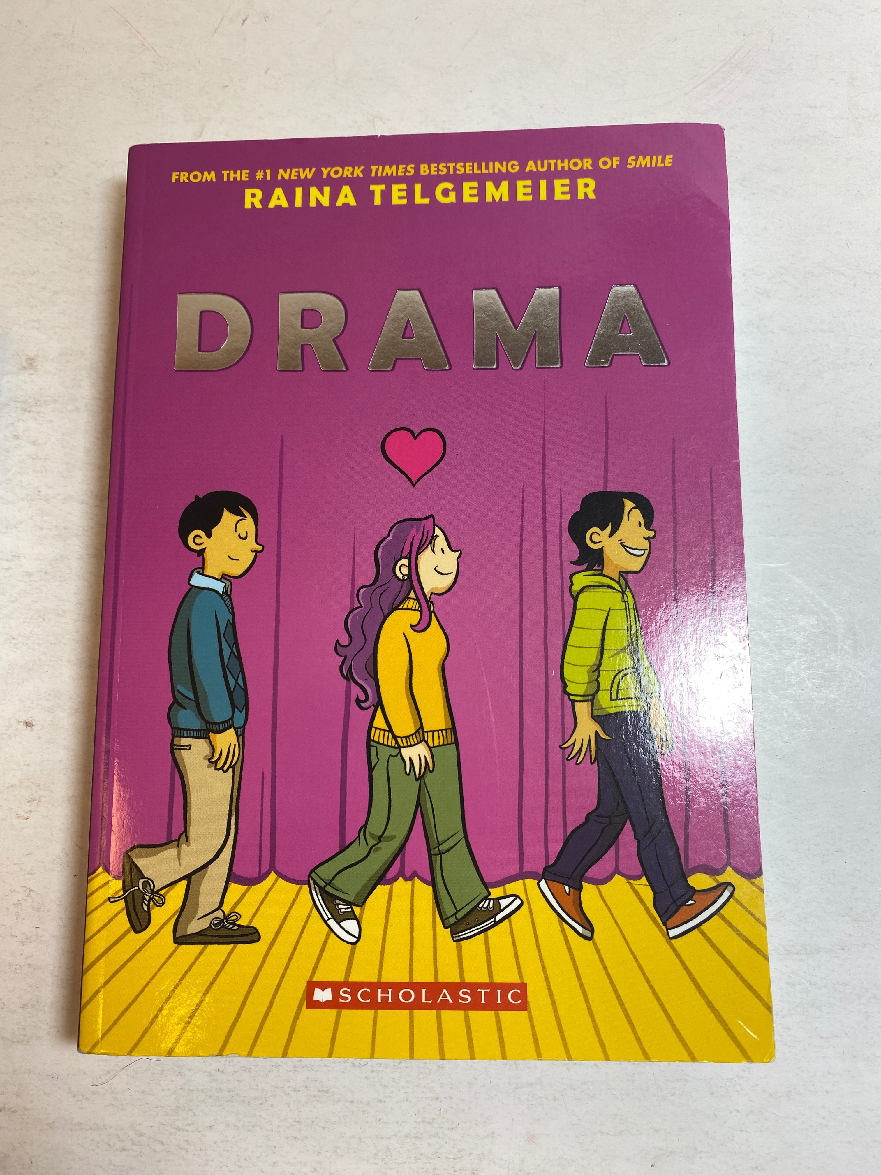 Lot of 2 Raina Telgemeier Graphic Novels SC Drama Ghosts 2012-2016