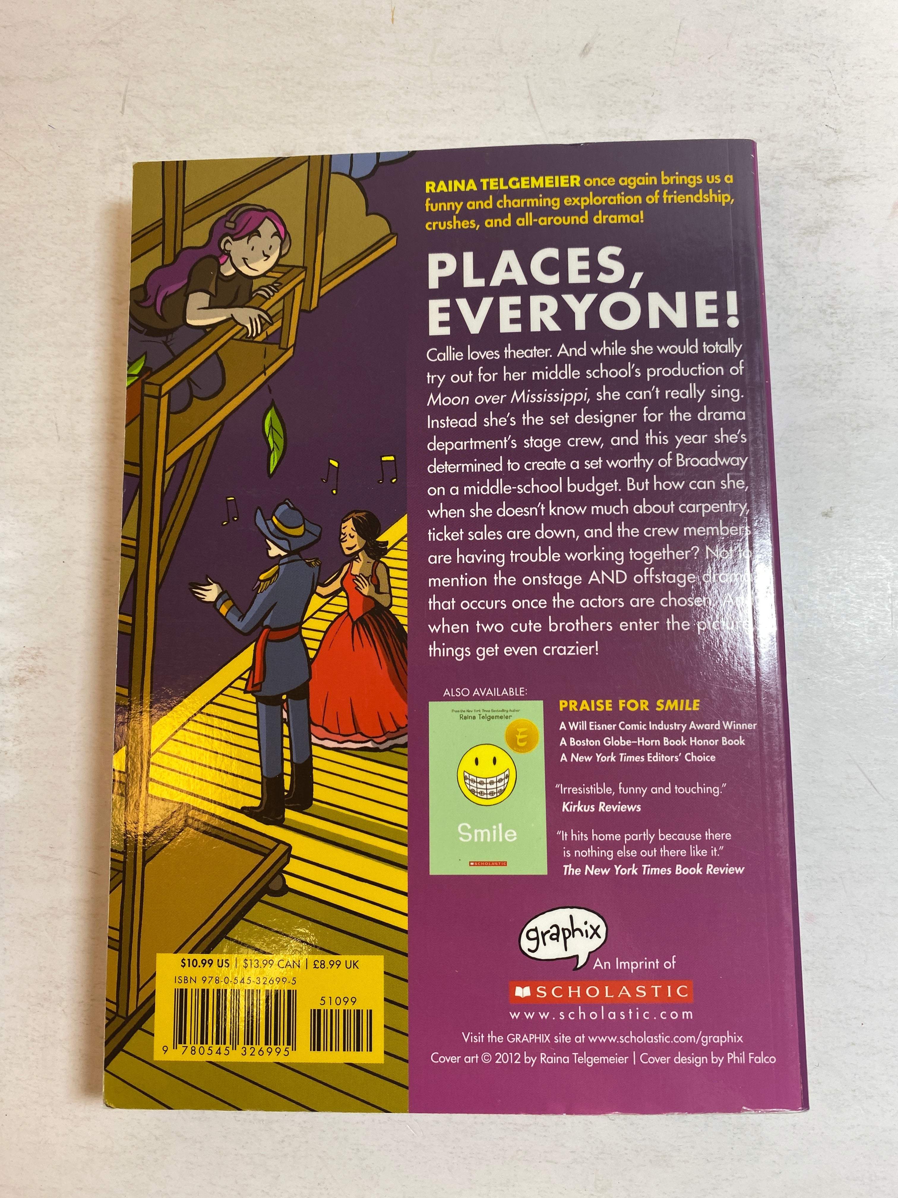Lot of 2 Raina Telgemeier Graphic Novels SC Drama Ghosts 2012-2016