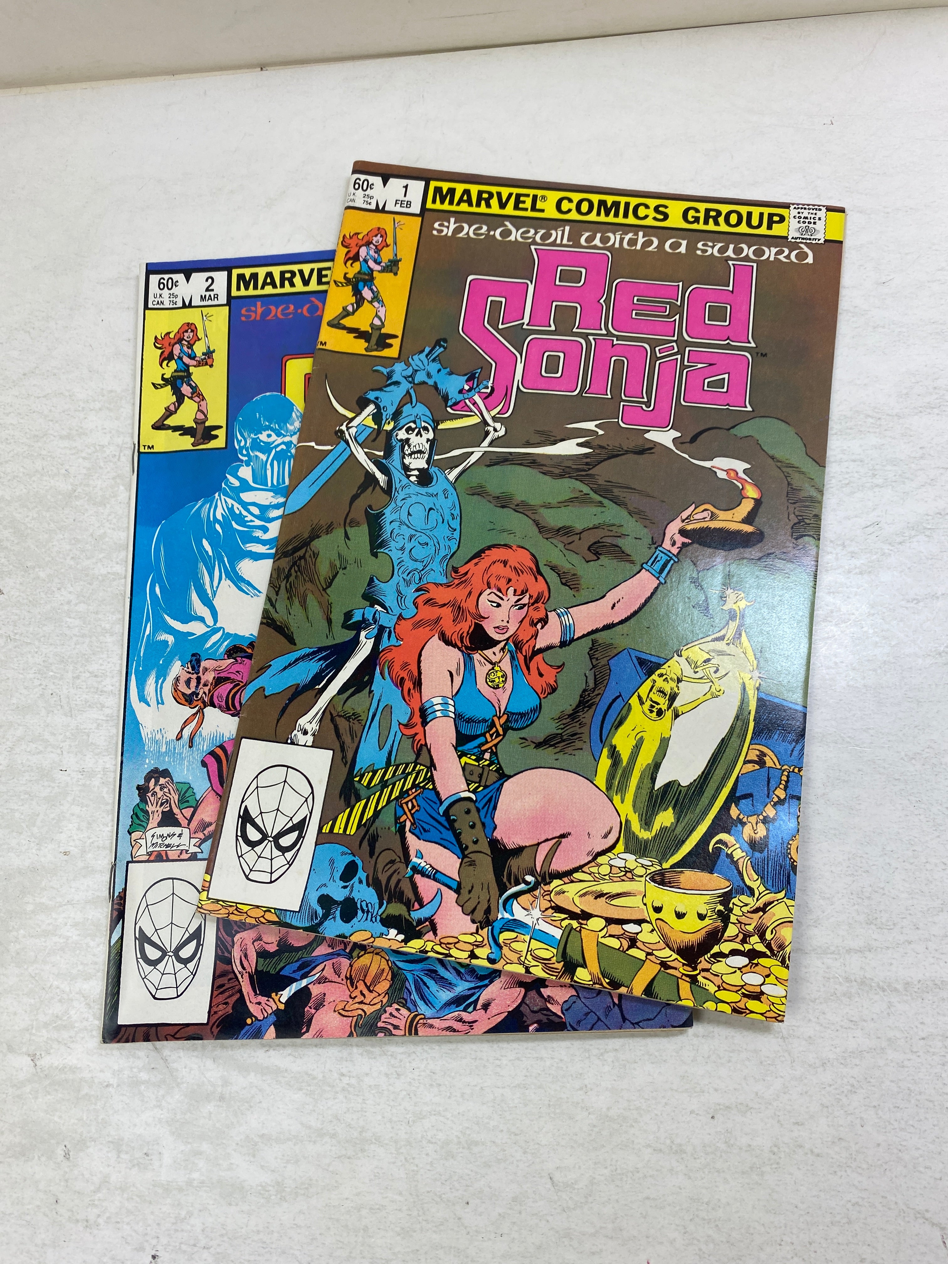 Lot of 2 Red Sonja Marvel Comics 1983
