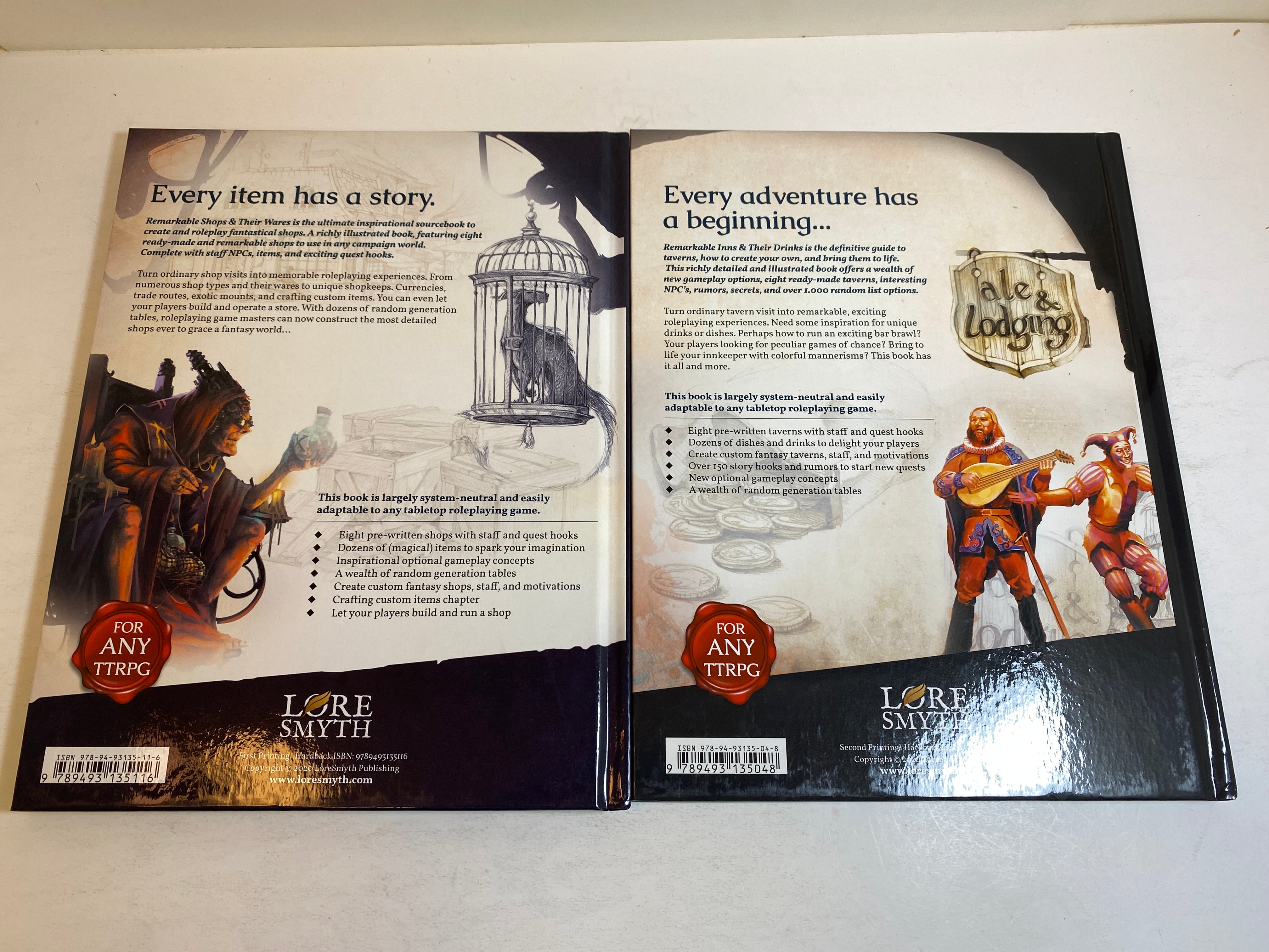 Lot of 2 Remarkable Shops and Remarkable Inns HC 2020