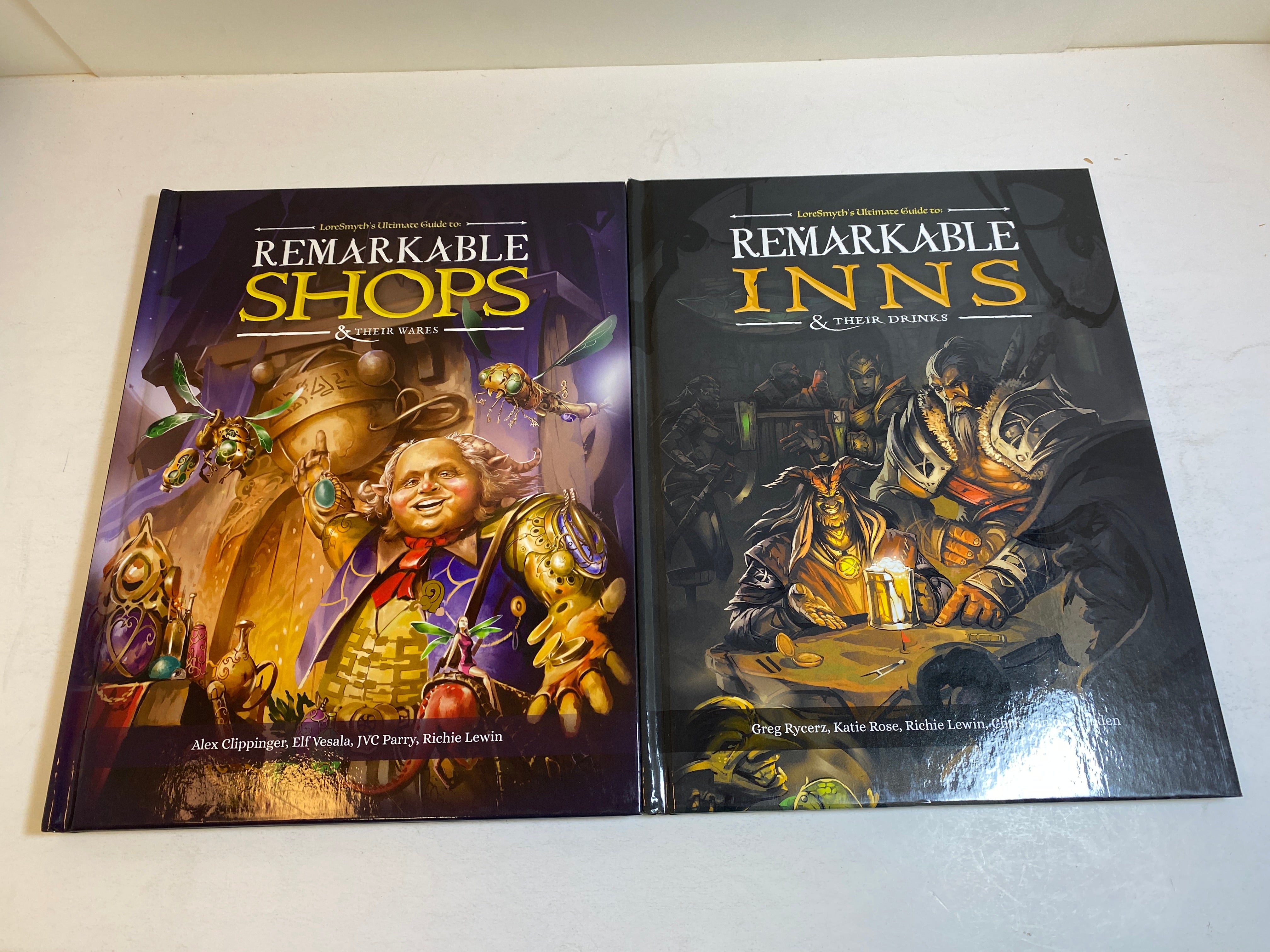 Lot of 2 Remarkable Shops and Remarkable Inns HC 2020