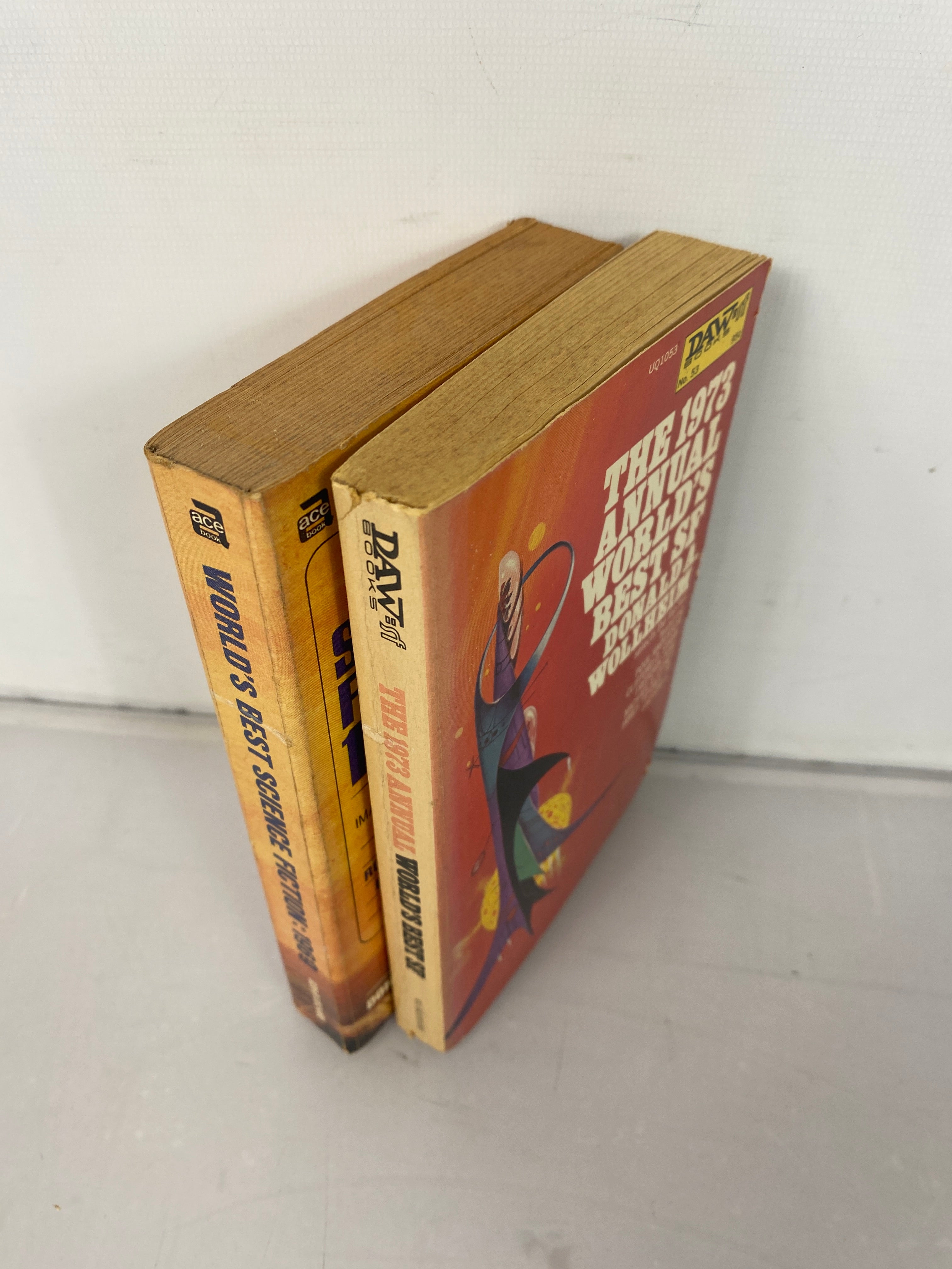Lot of 2 Science Fiction World's Best Science Fiction 1969, 1973 SC