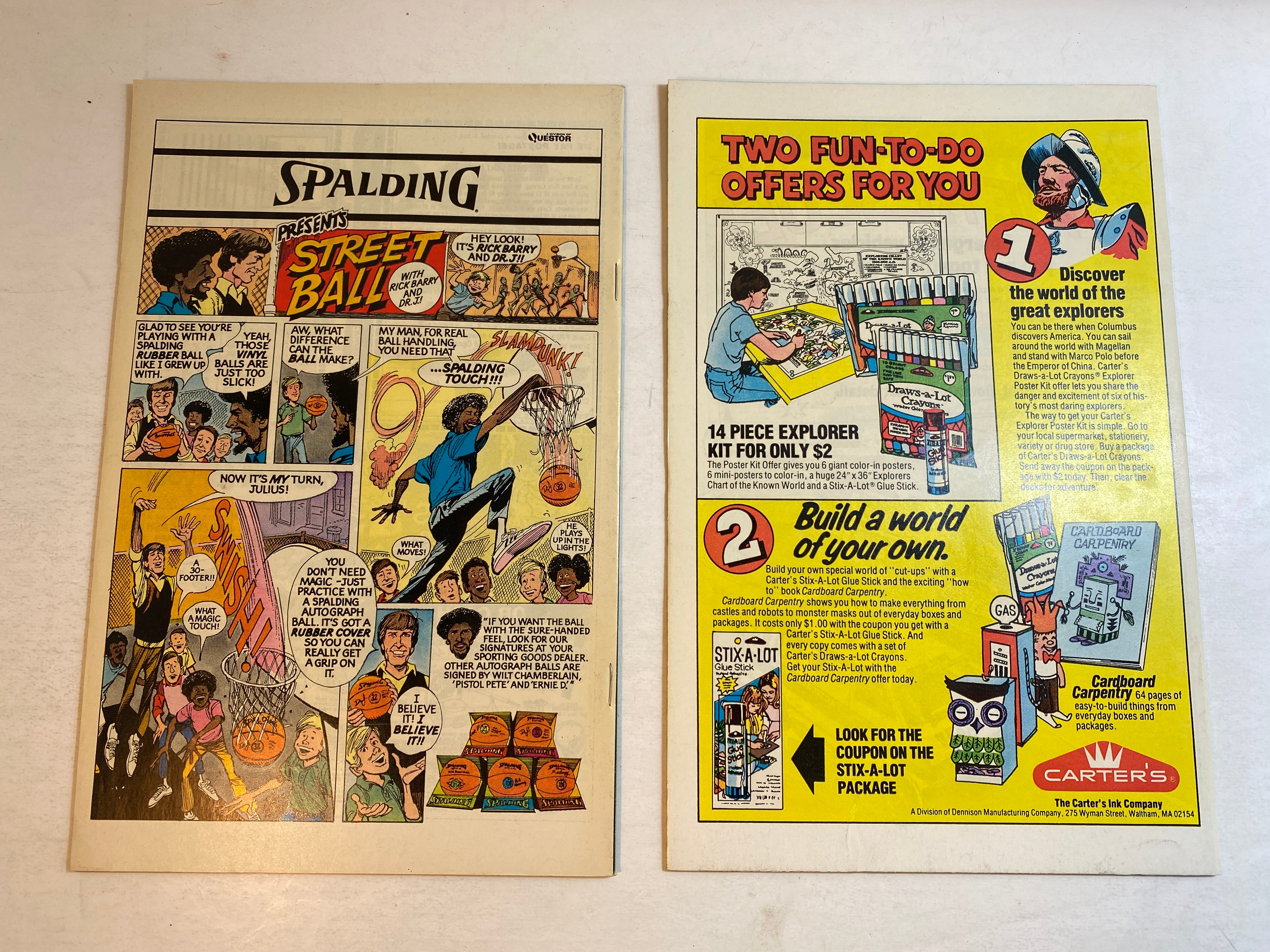 Lot of 2 Secret Society Super Villains DC Comics 1977