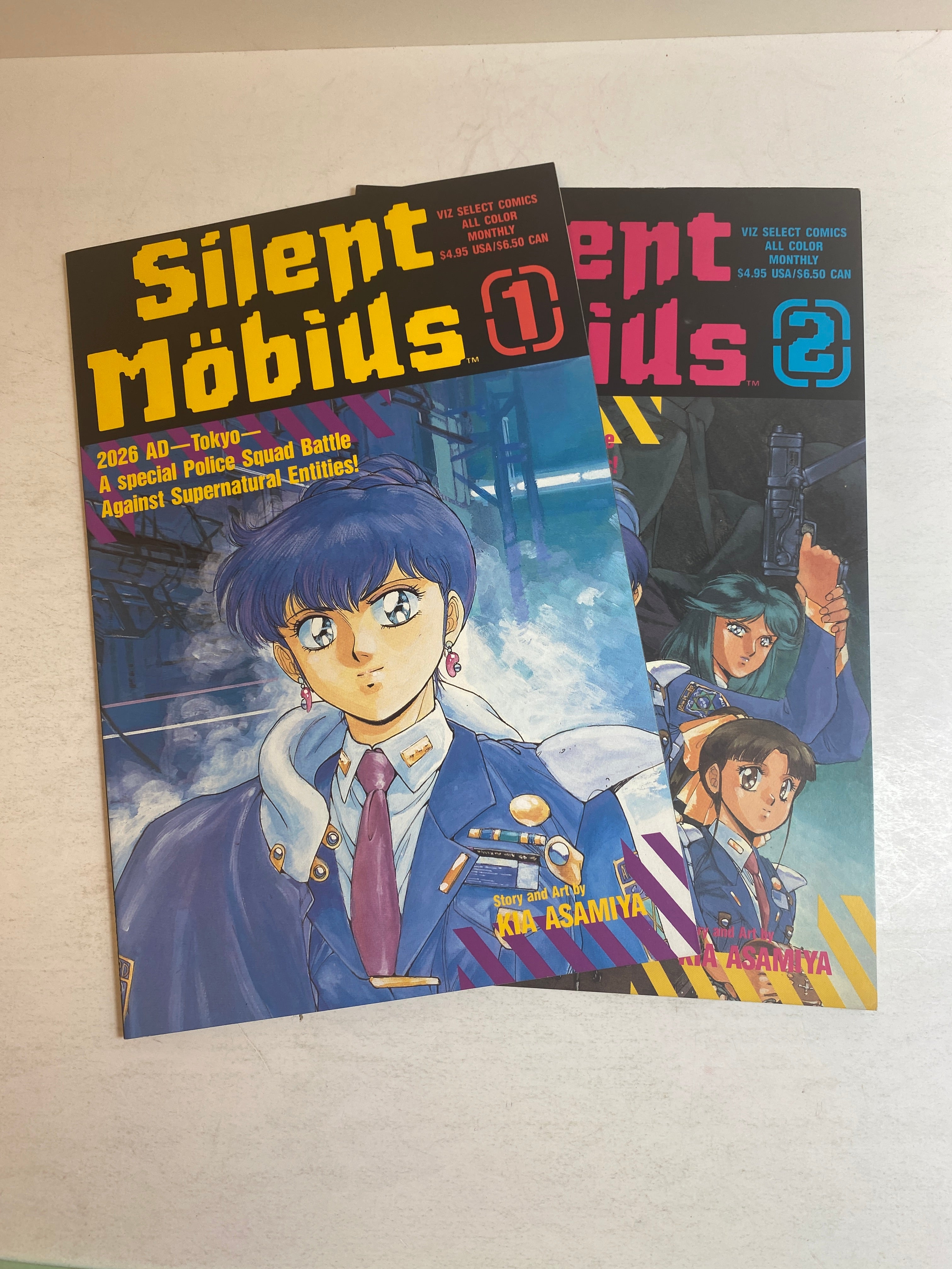 Lot of 2 Silent Mobius Viz Select Comic 1991