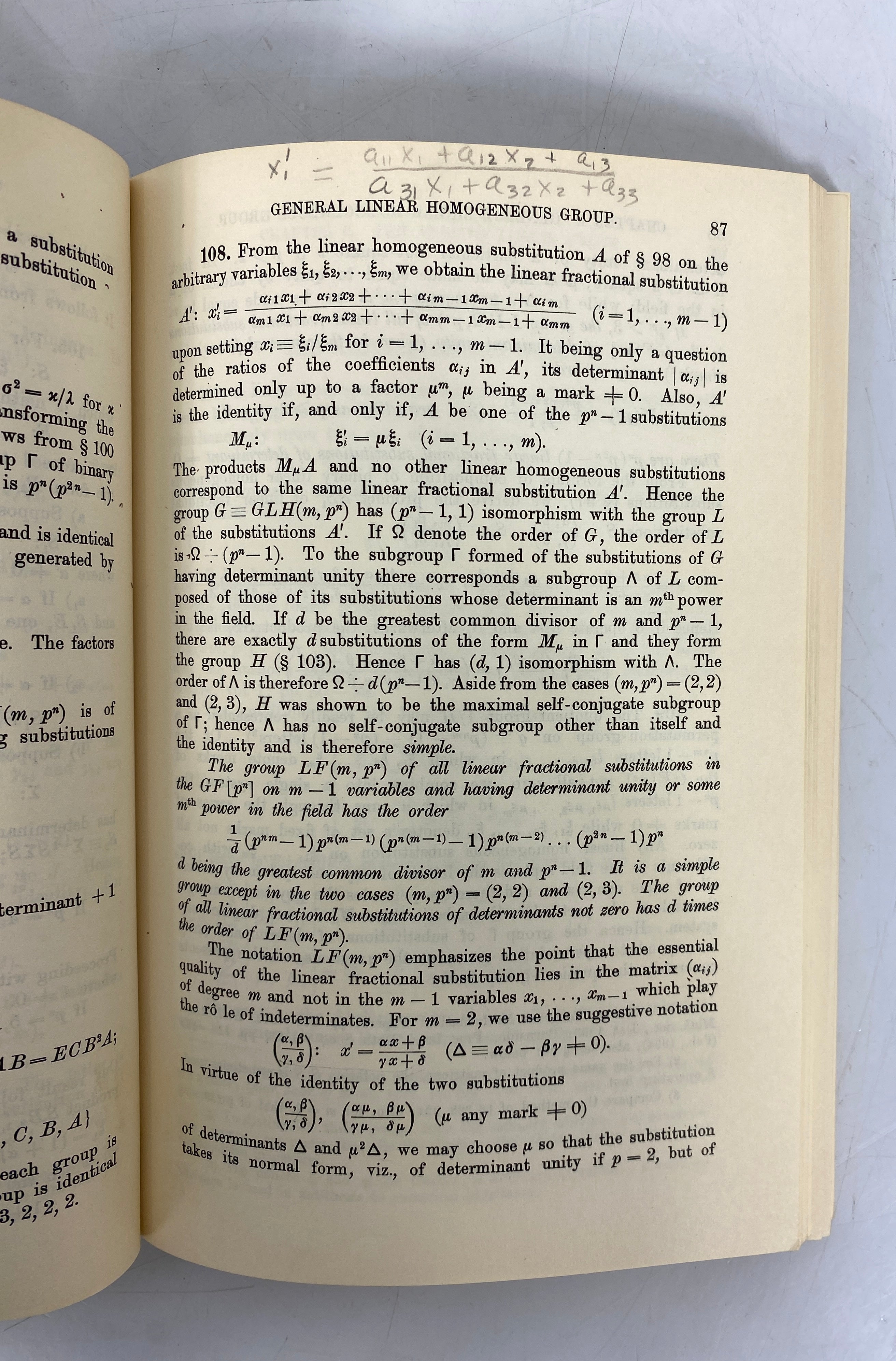 Lot of 2: Soluble & Nilpotent Linear Groups/Linear Groups & Galois Theory