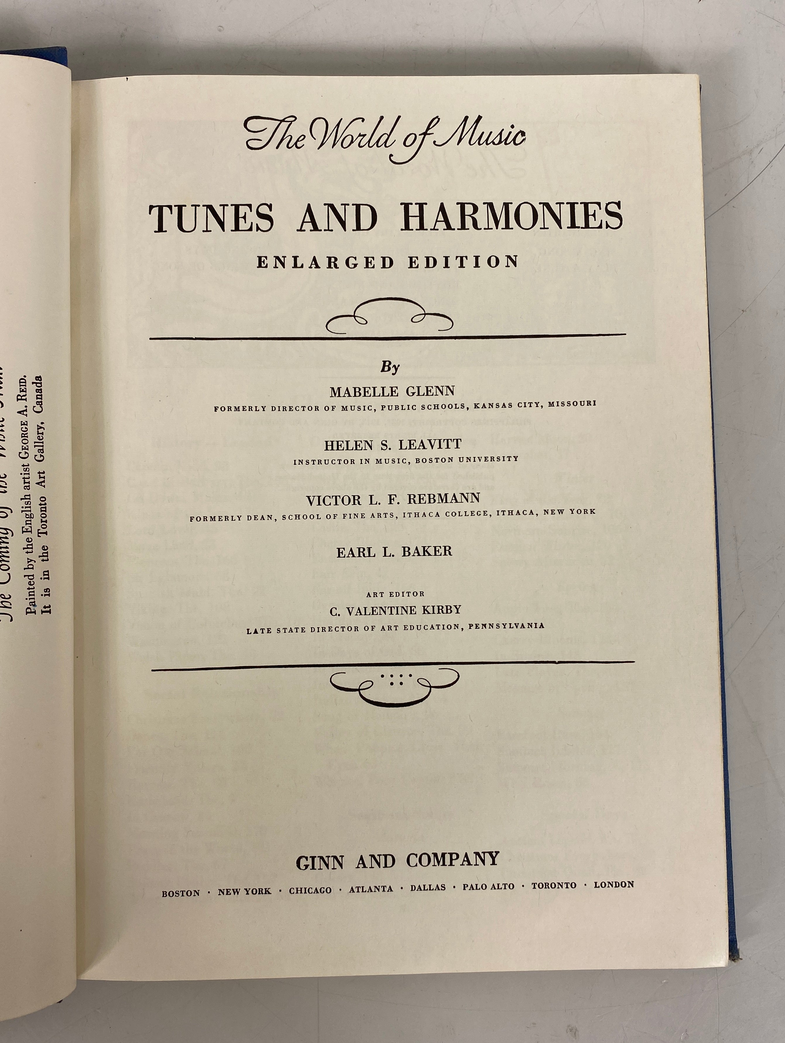 Lot of 2: Songs We Like to Sing/Tunes & Harmonies 1912-1943 HC