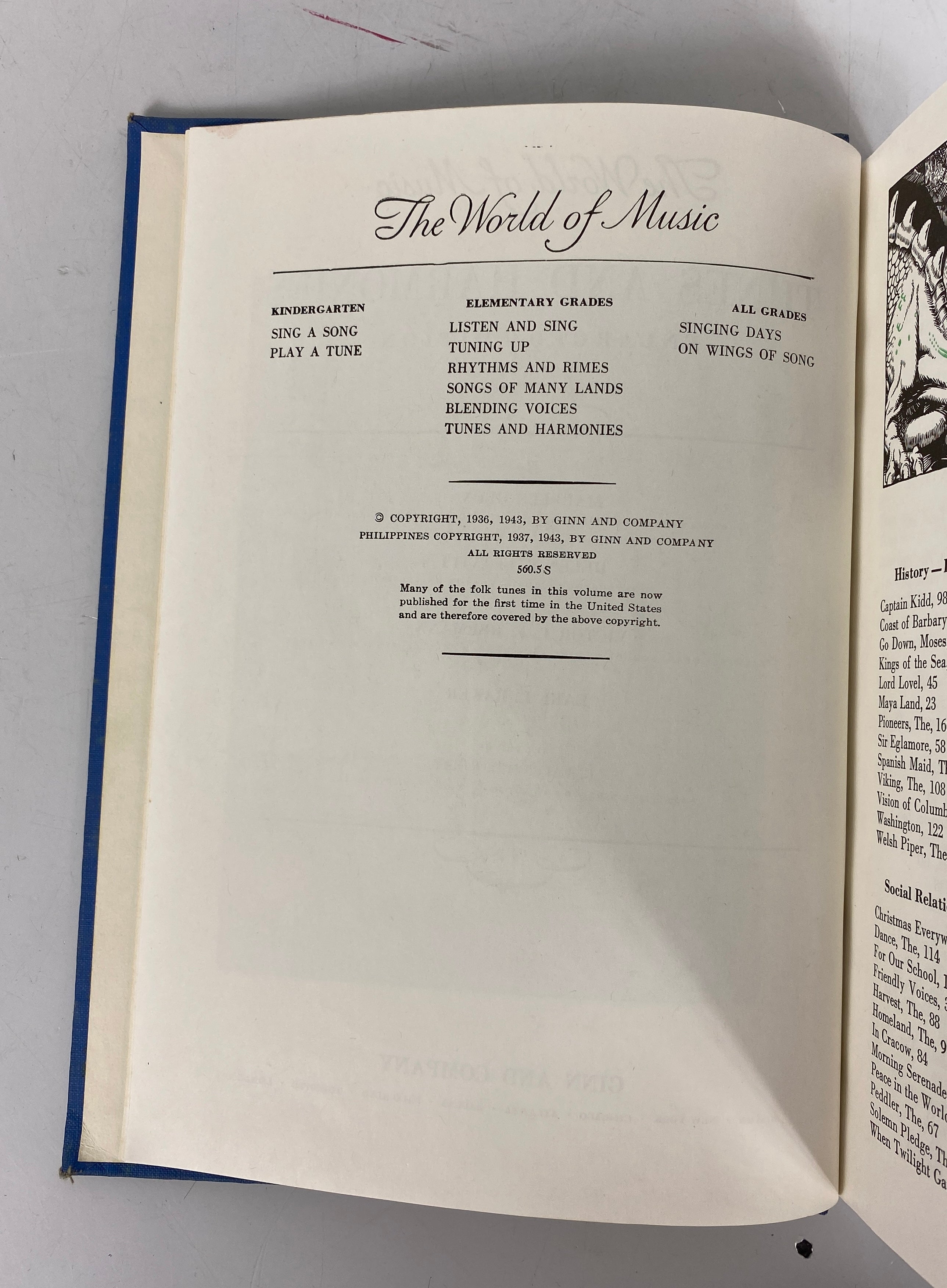 Lot of 2: Songs We Like to Sing/Tunes & Harmonies 1912-1943 HC