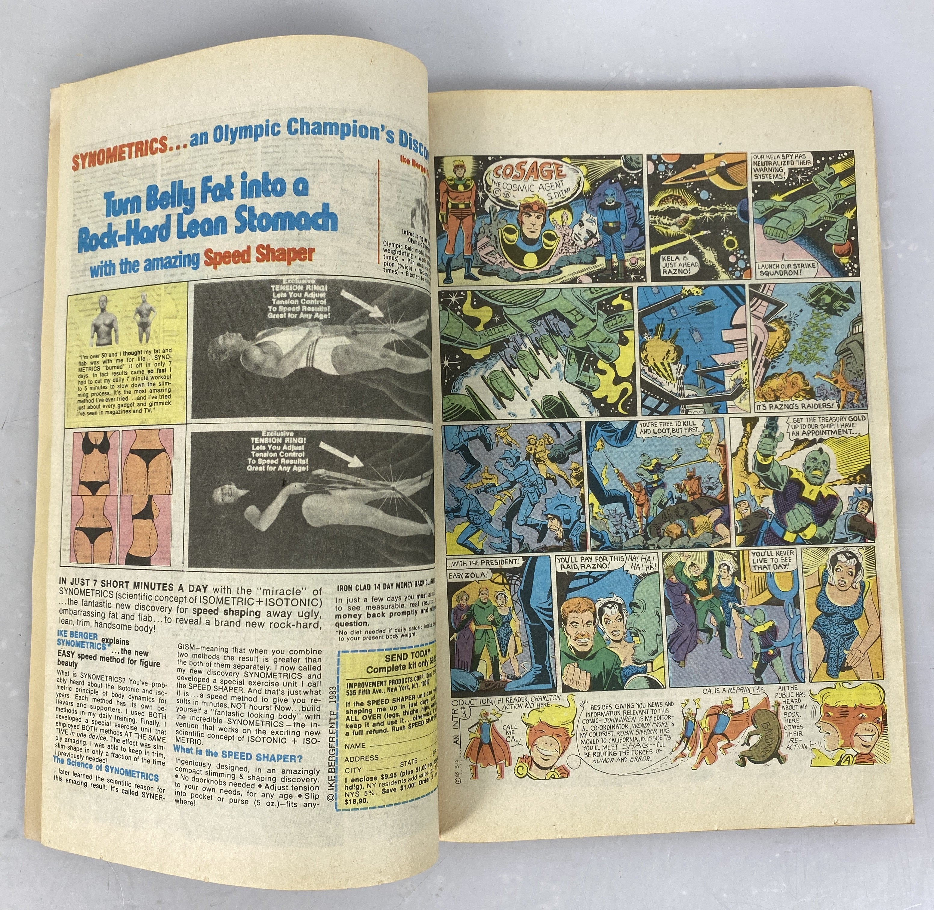Lot of 2 Static 1985 Charlton Comics