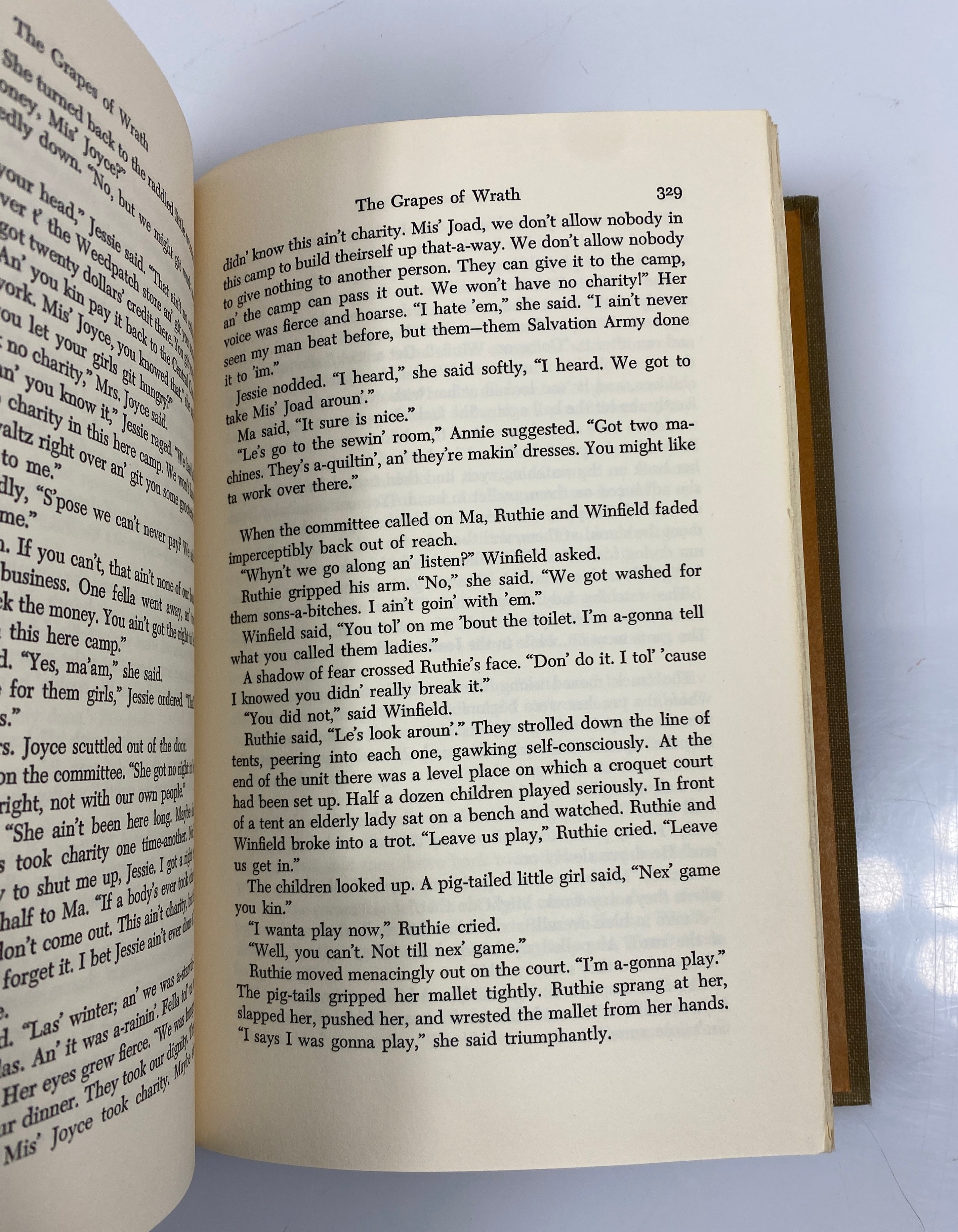 Lot of 2 Steinbeck: The Grapes of Wrath & Winter of our Discontent 1961 HC