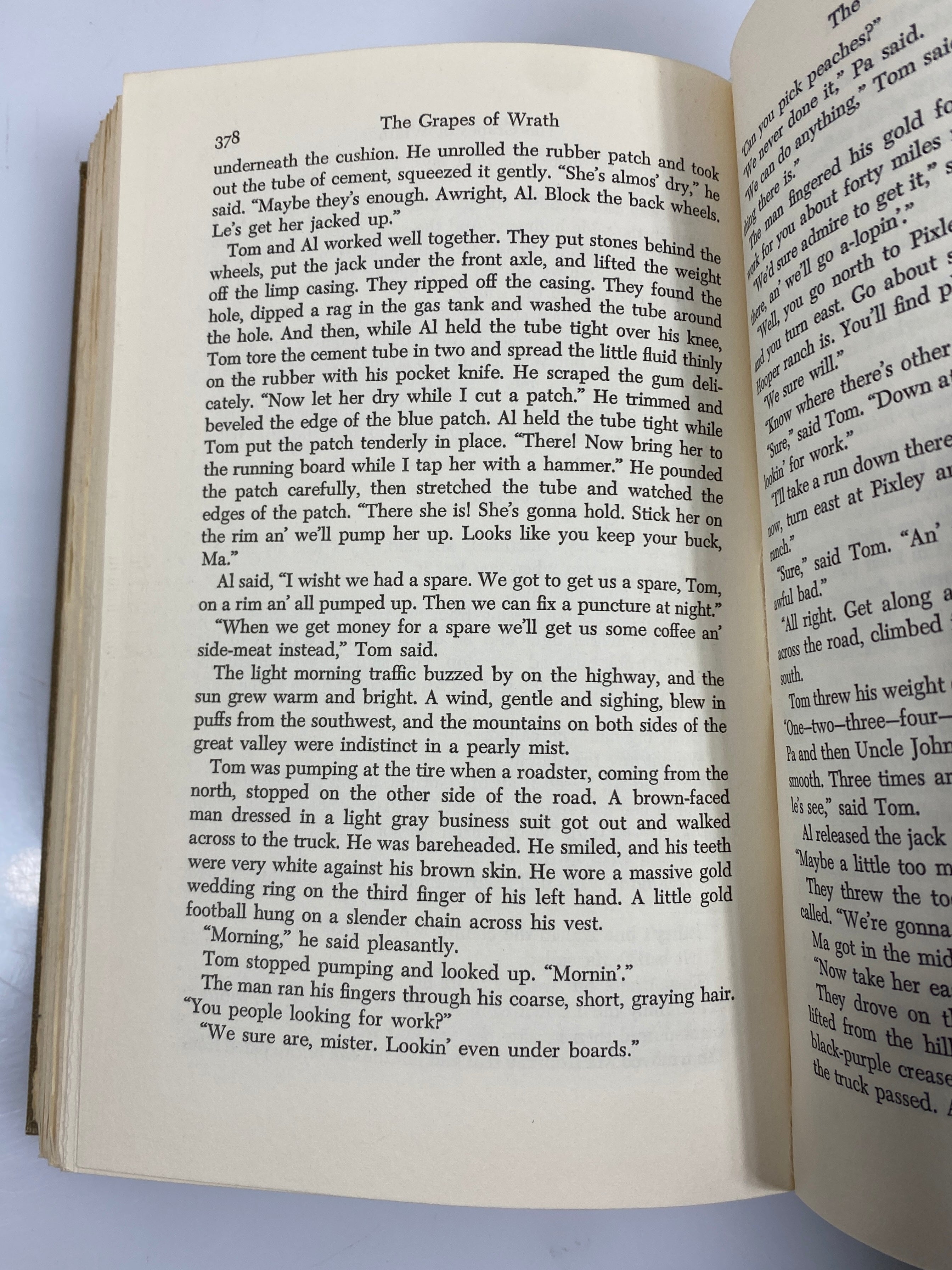 Lot of 2 Steinbeck: The Grapes of Wrath & Winter of our Discontent 1961 HC