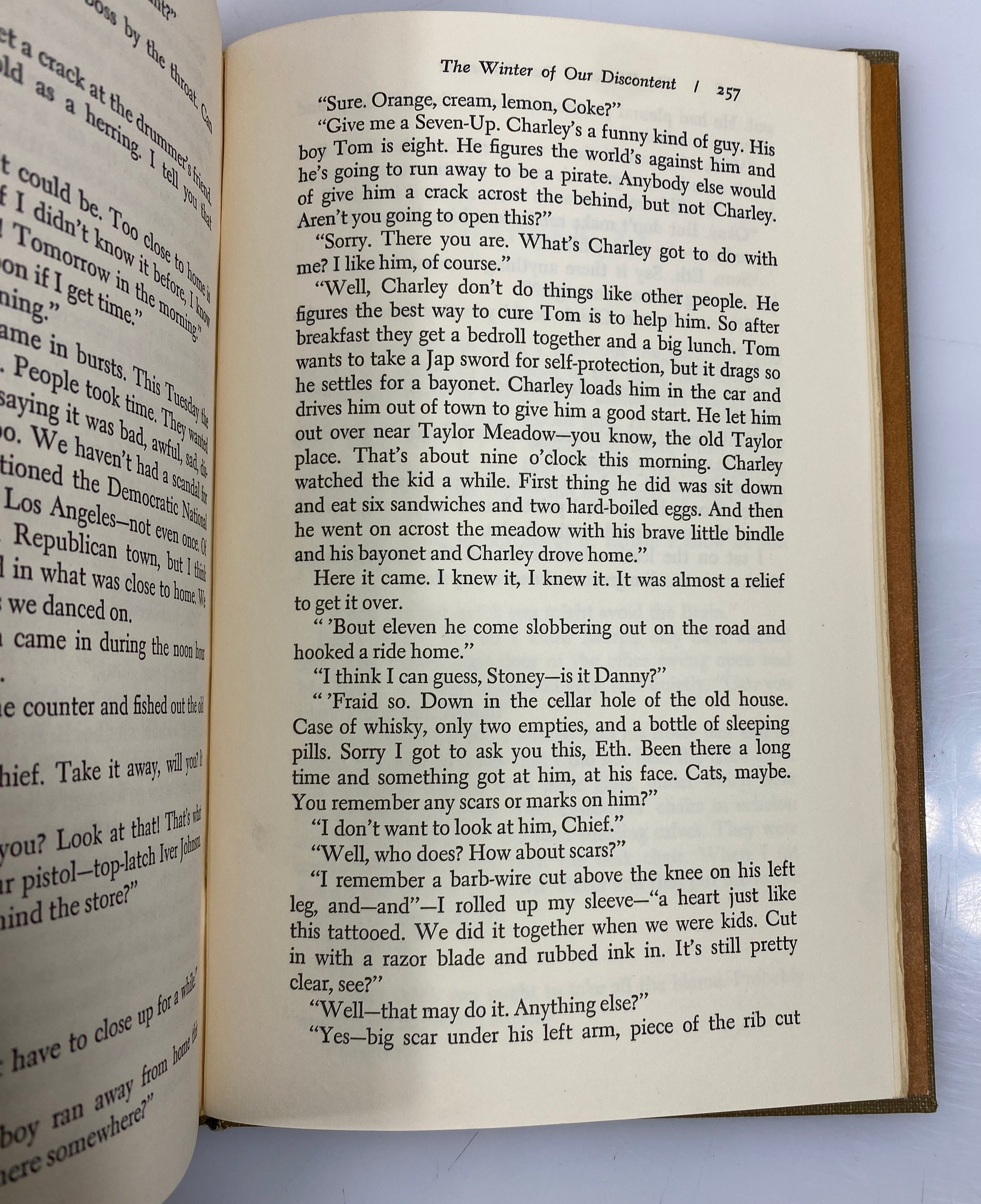 Lot of 2 Steinbeck: The Grapes of Wrath & Winter of our Discontent 1961 HC