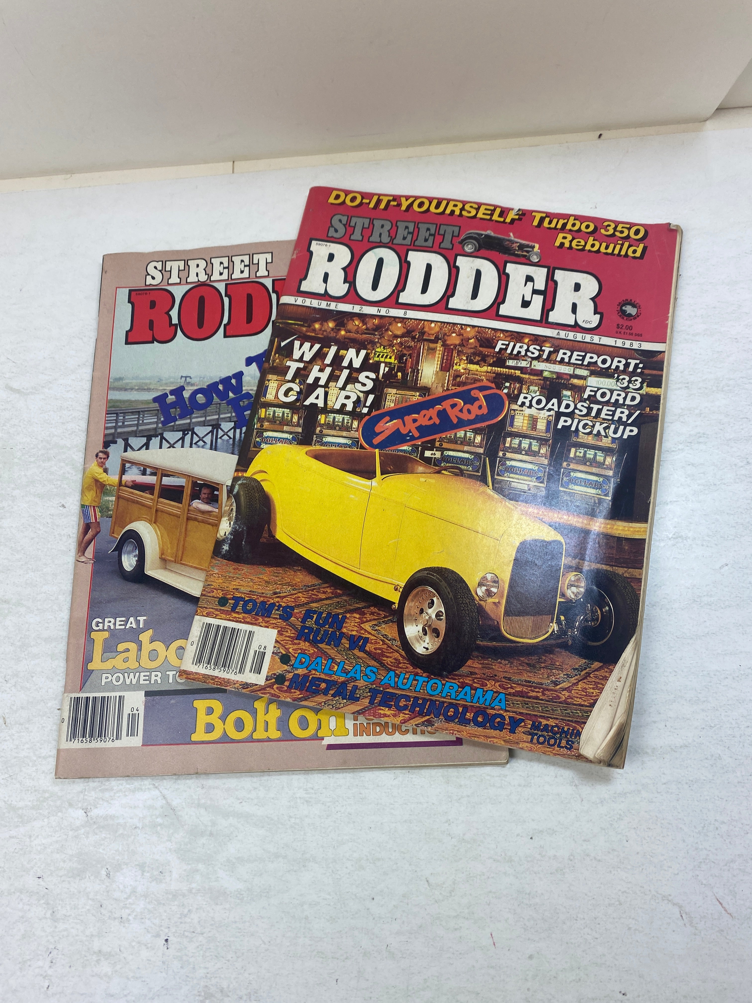 Lot of 2 Street Rodder Magazines 1983-1984