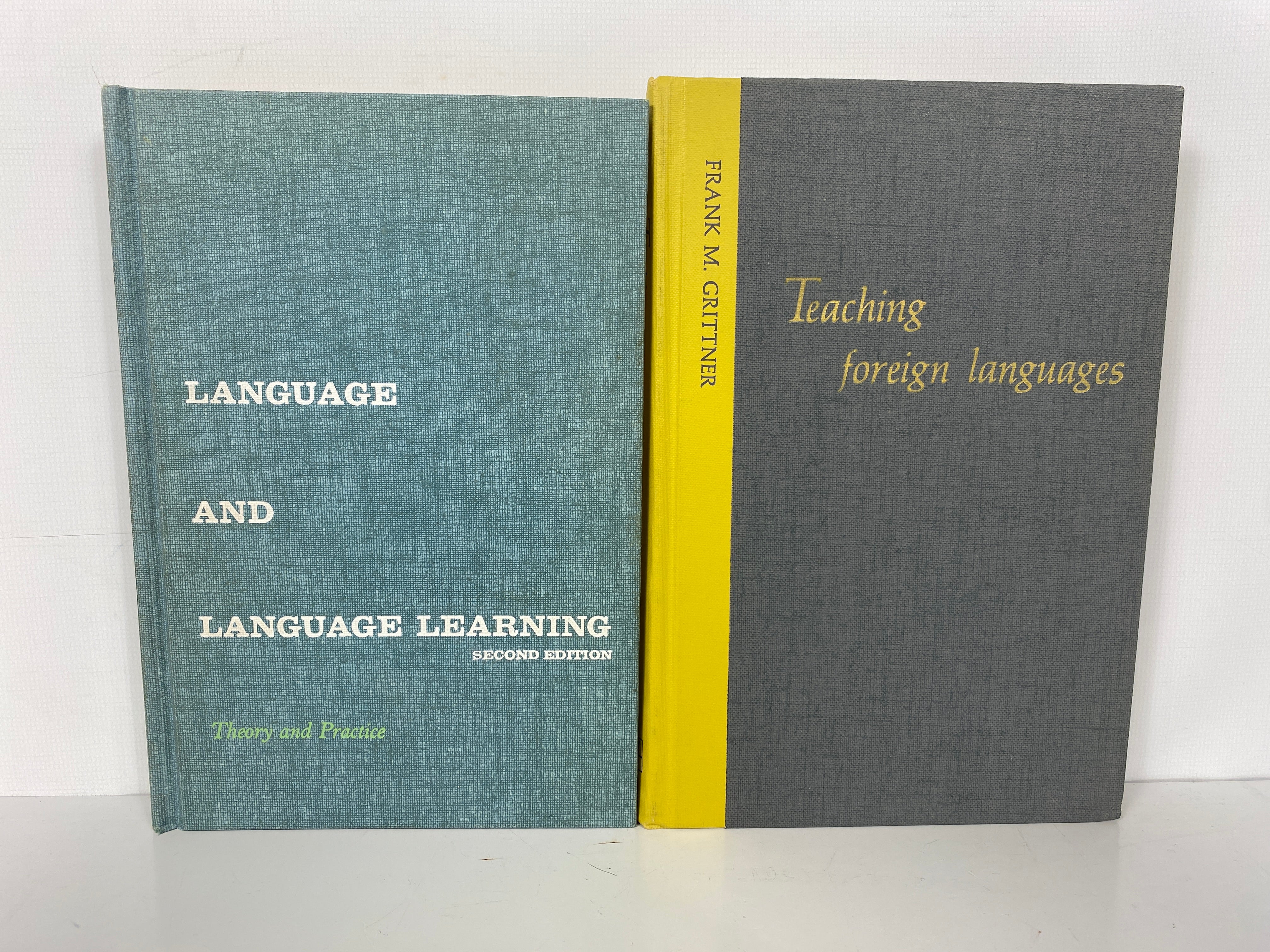 Lot of 2: Teaching Foreign Languages/Language & Language Learning 1964-69 HC