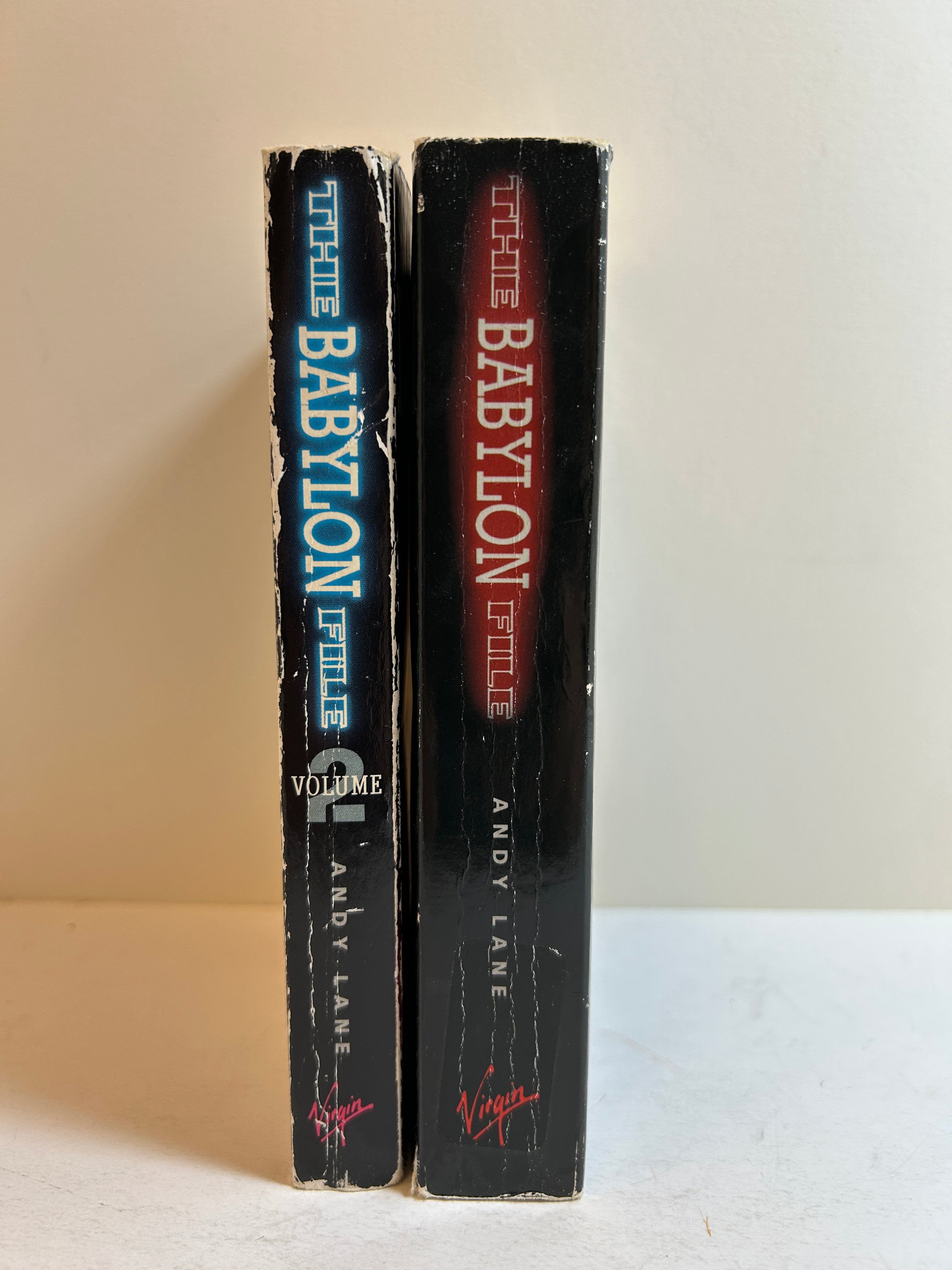 Lot of 2 The Babylon File Vol 1 & 2 by Andy Lane (Unauthorized Guide to Babylon 5) SC