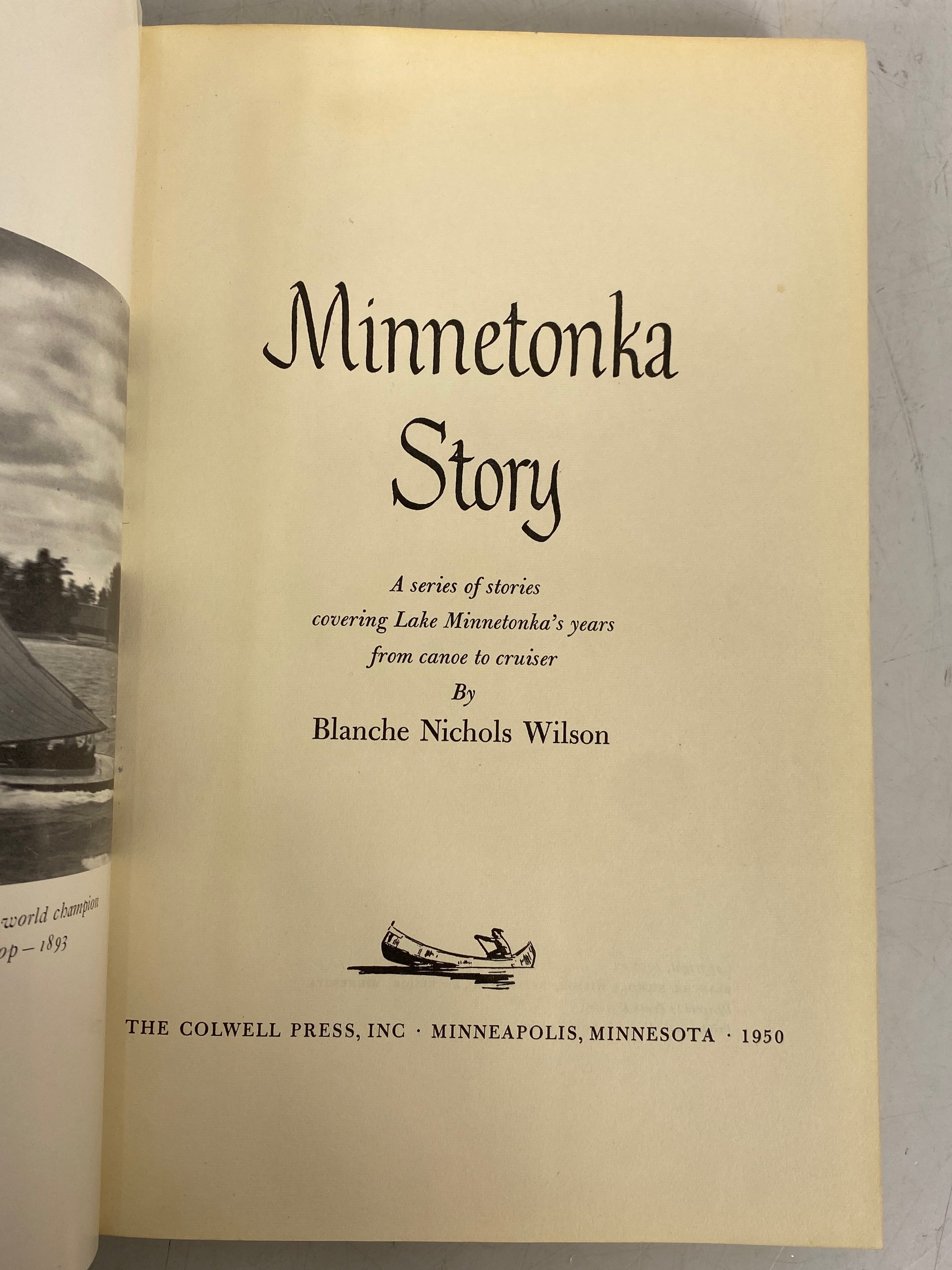 Lot of 2: The Face of Minnesota/Minnetonka Story 1950-1958 Vintage HC