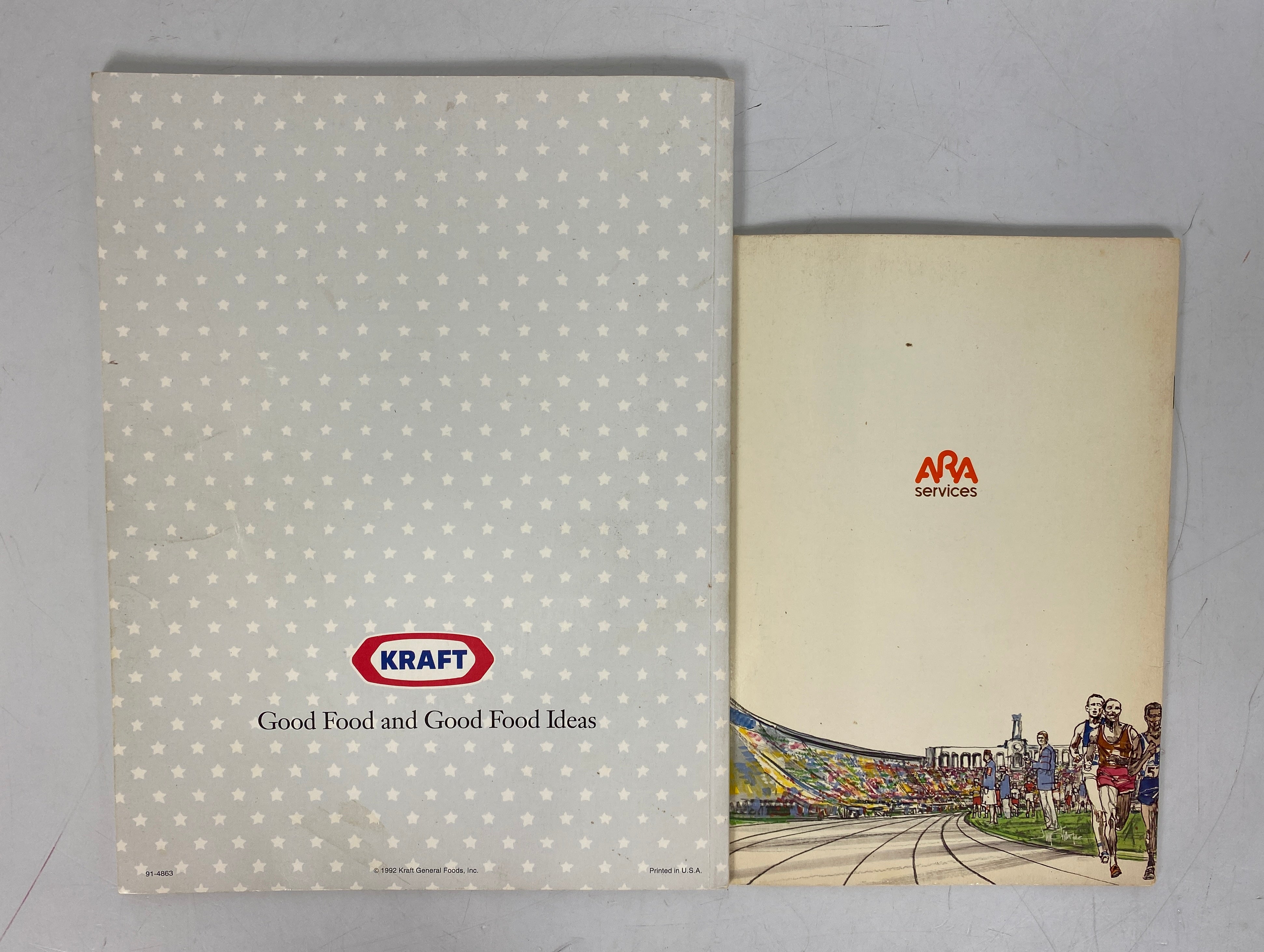 Lot of 2: The Olympic Kitchen Cookbook 1983/Kraft US Olympic Cookbook 1992 SC