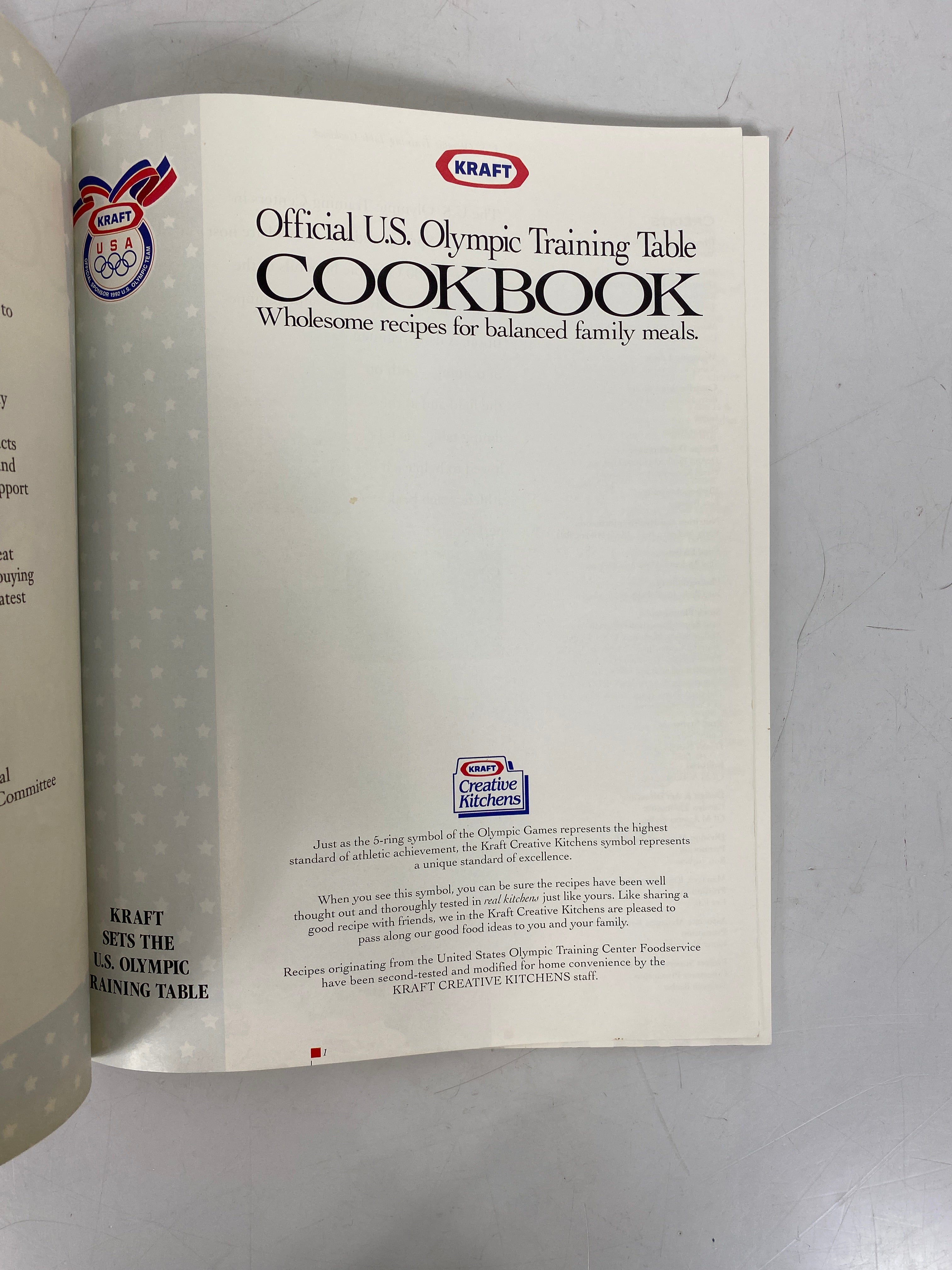 Lot of 2: The Olympic Kitchen Cookbook 1983/Kraft US Olympic Cookbook 1992 SC